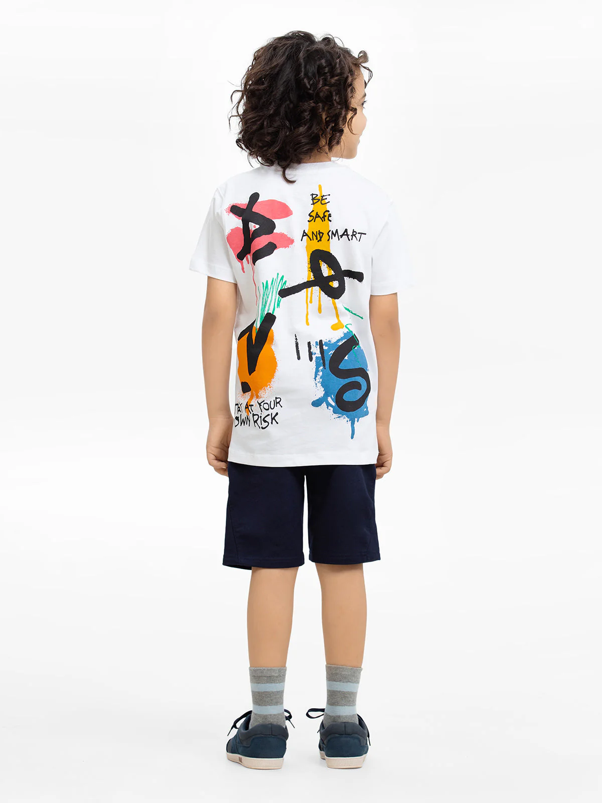 Boy's White T-Shirt - EBTTS24-023 - Image 5