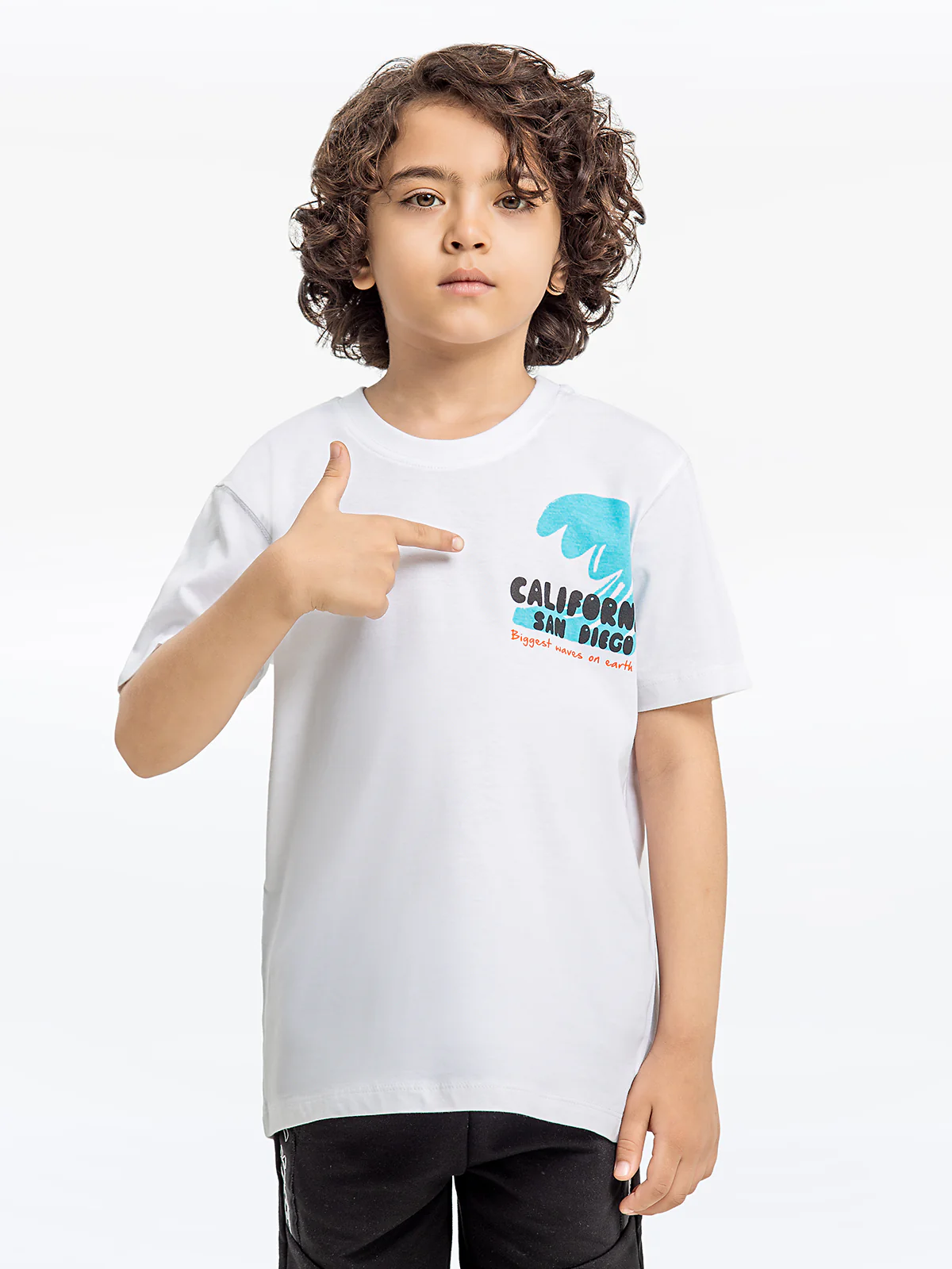 Boy's White T-Shirt - EBTTS24-030 - Image 3