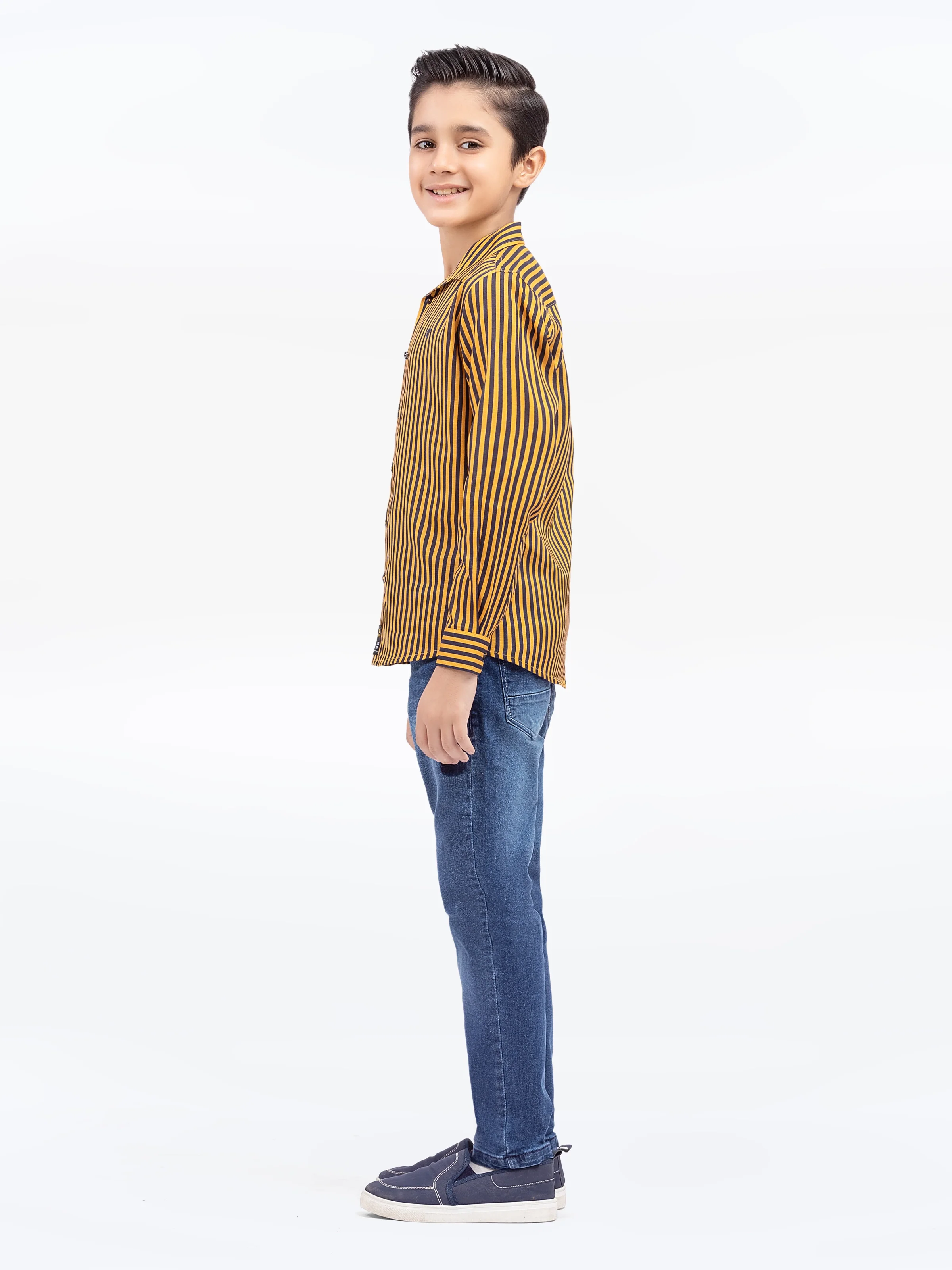 Boy's Black & Yellow Shirt - EBTS5-27614 - Image 4