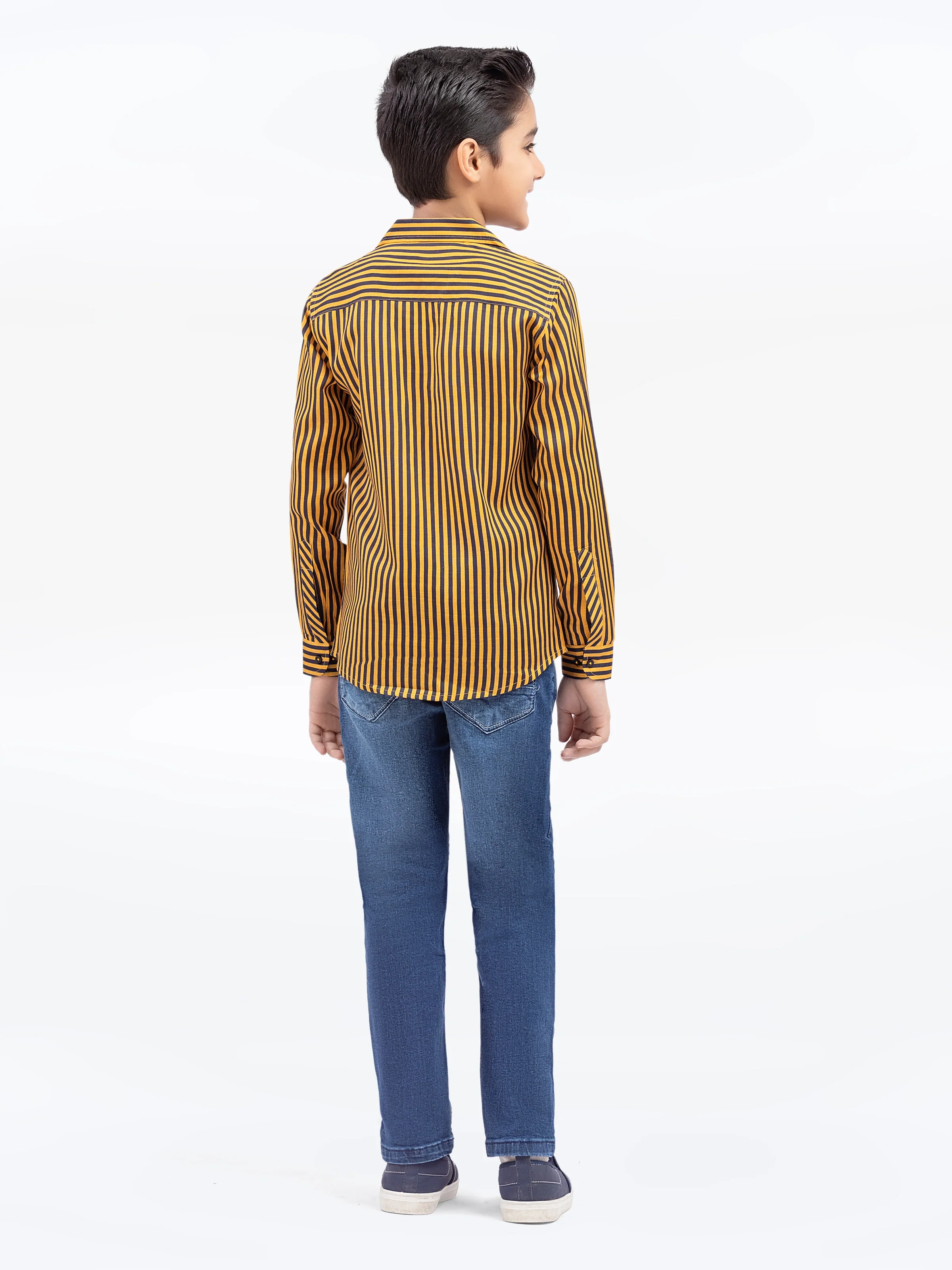 Boy's Black & Yellow Shirt - EBTS5-27614 - Image 5