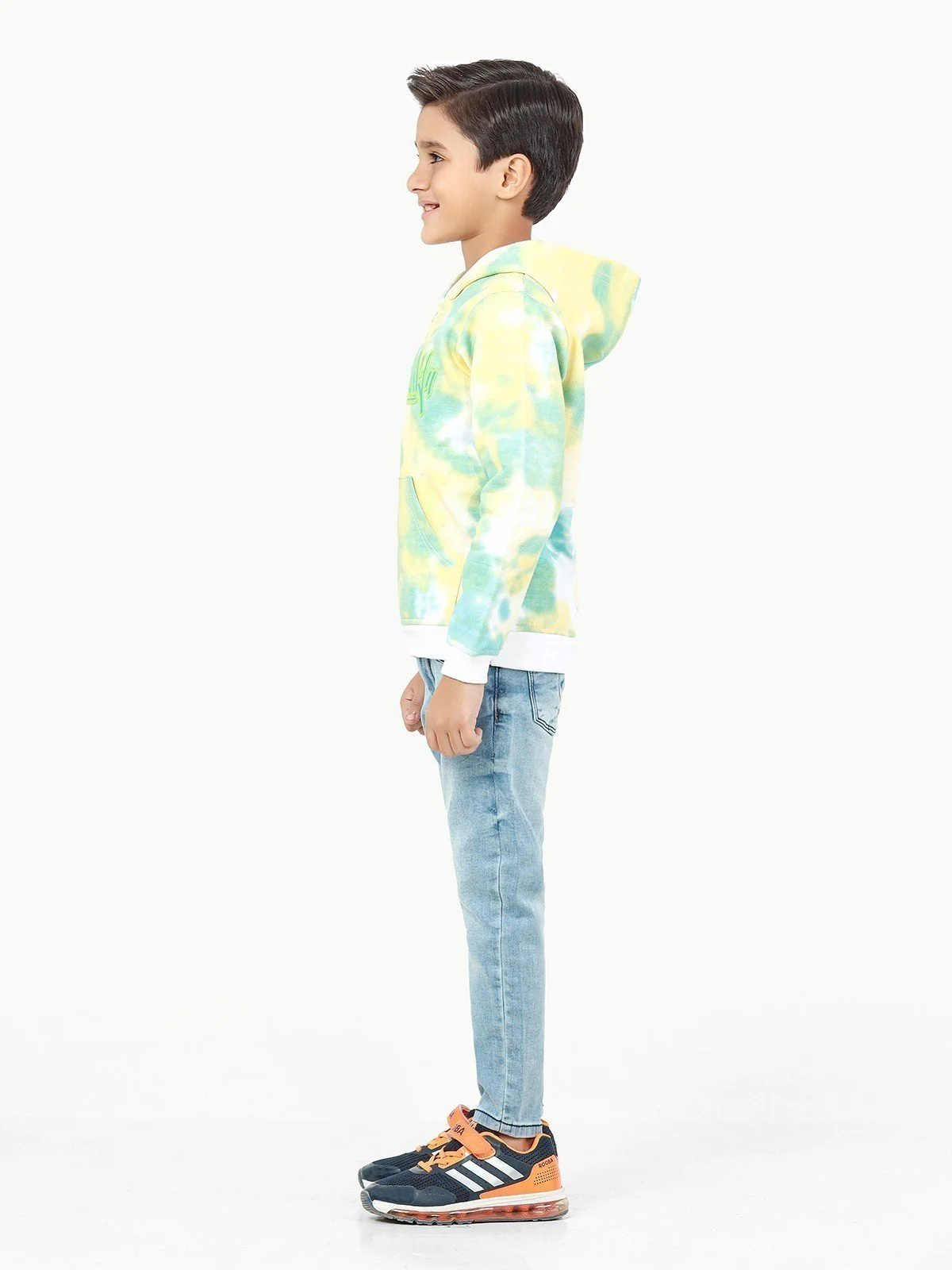 Boy's Yellow Multi Hoodie - EBTH22-019 - Image 3