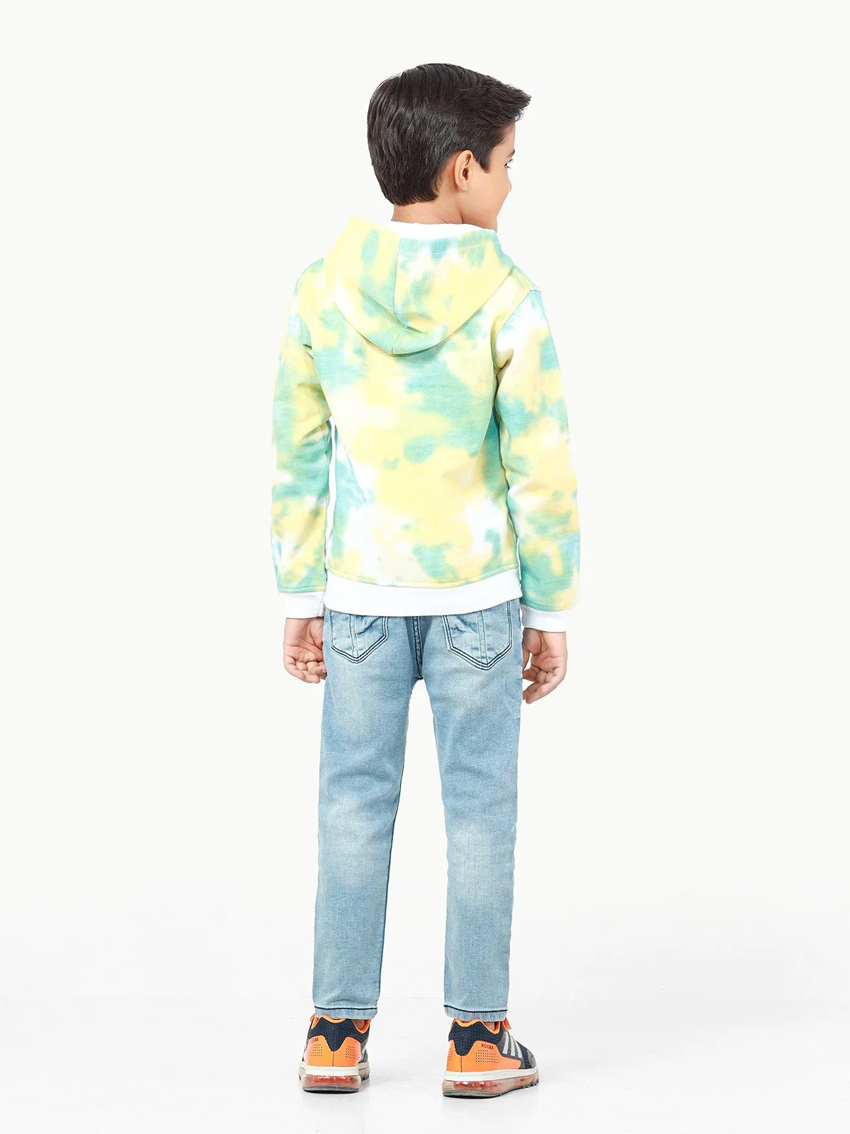 Boy's Yellow Multi Hoodie - EBTH22-019 - Image 6