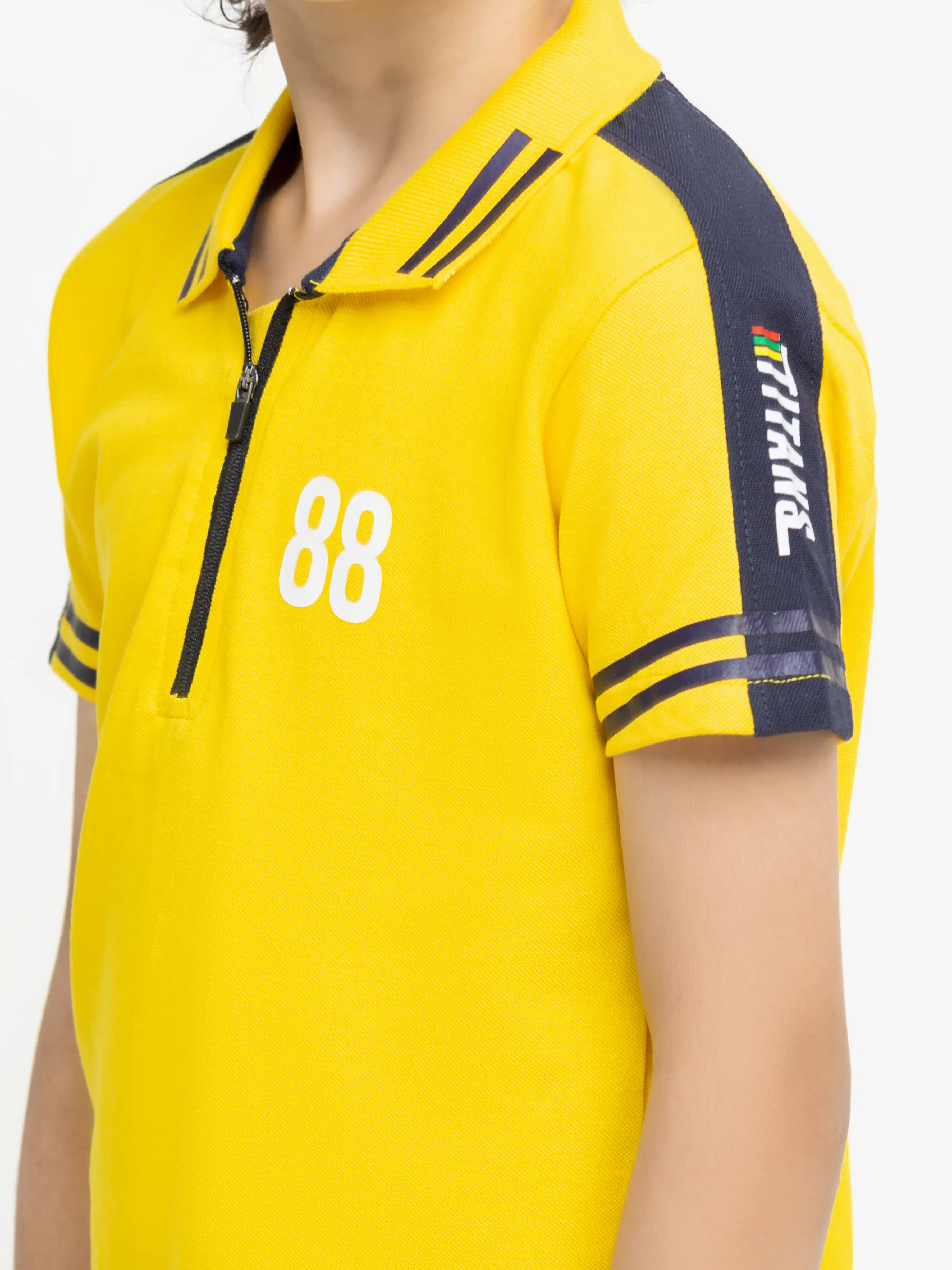 Boy's Yellow Polo Shirt - EBTPS24-006 - Image 3