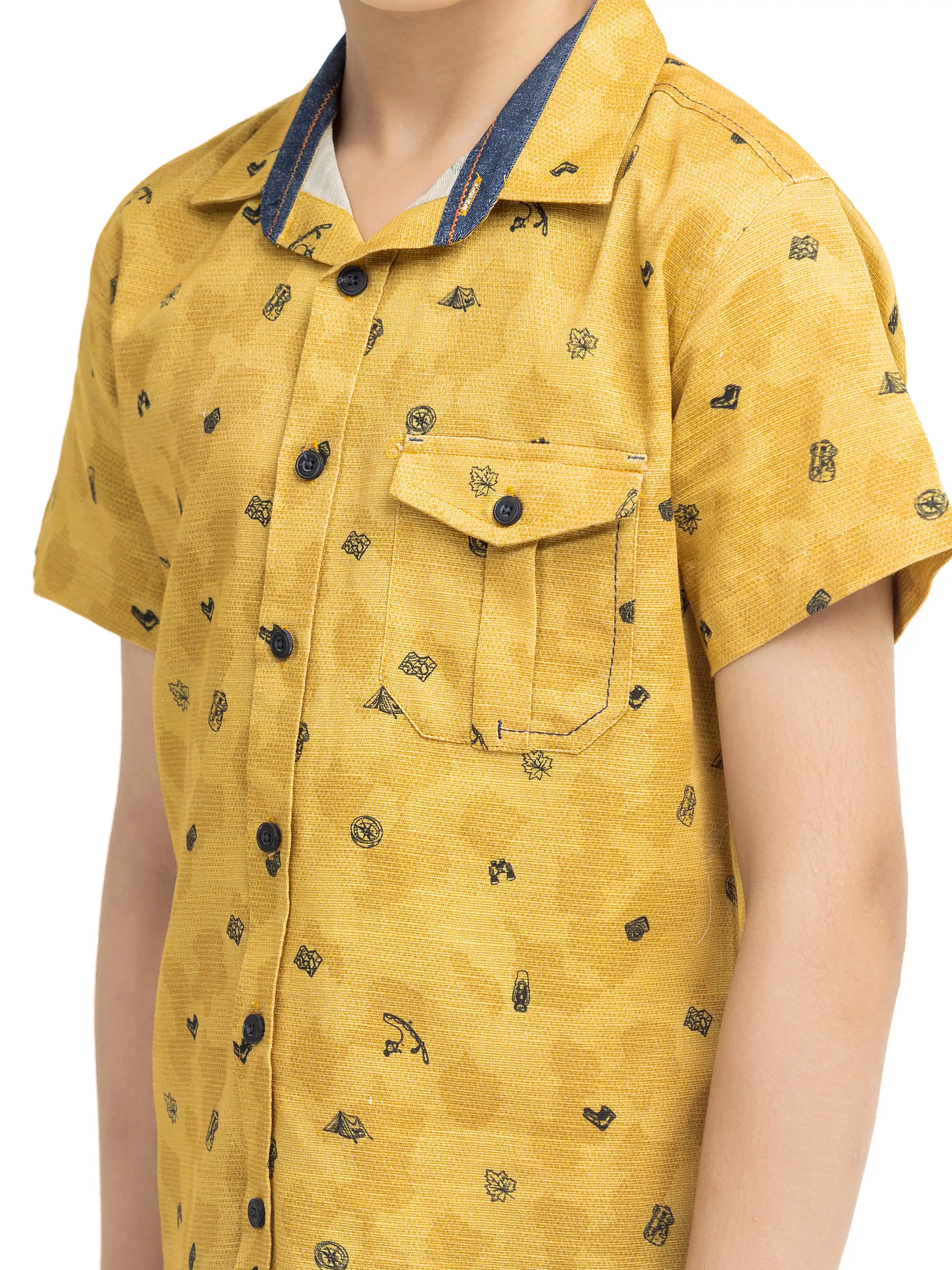 Boy's Yellow Shirt - EBTS5-27619 - Image 3
