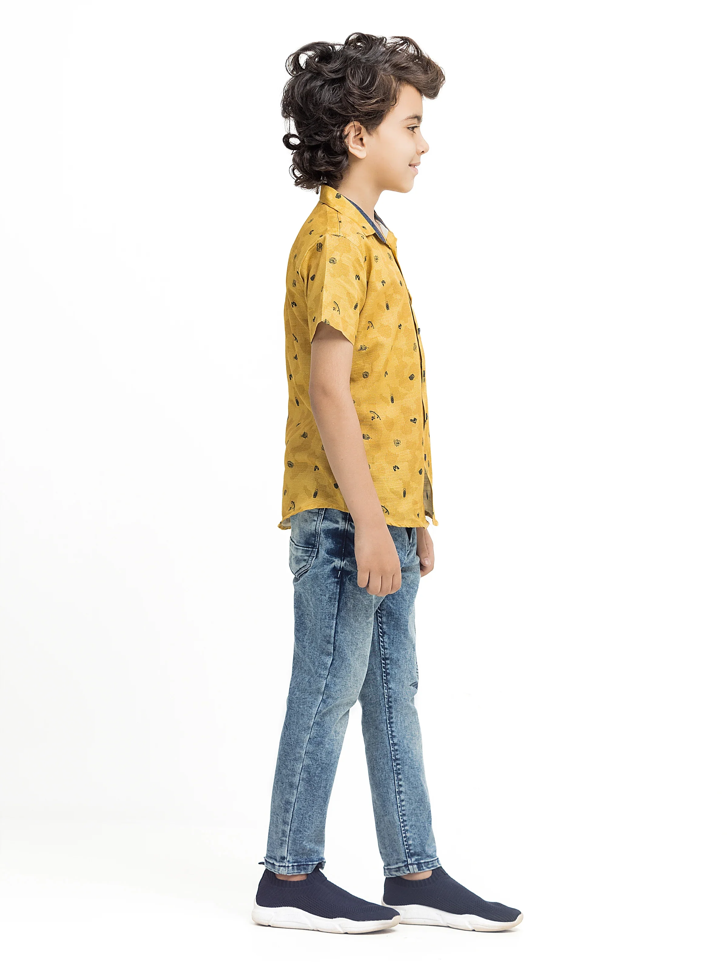 Boy's Yellow Shirt - EBTS5-27619 - Image 4