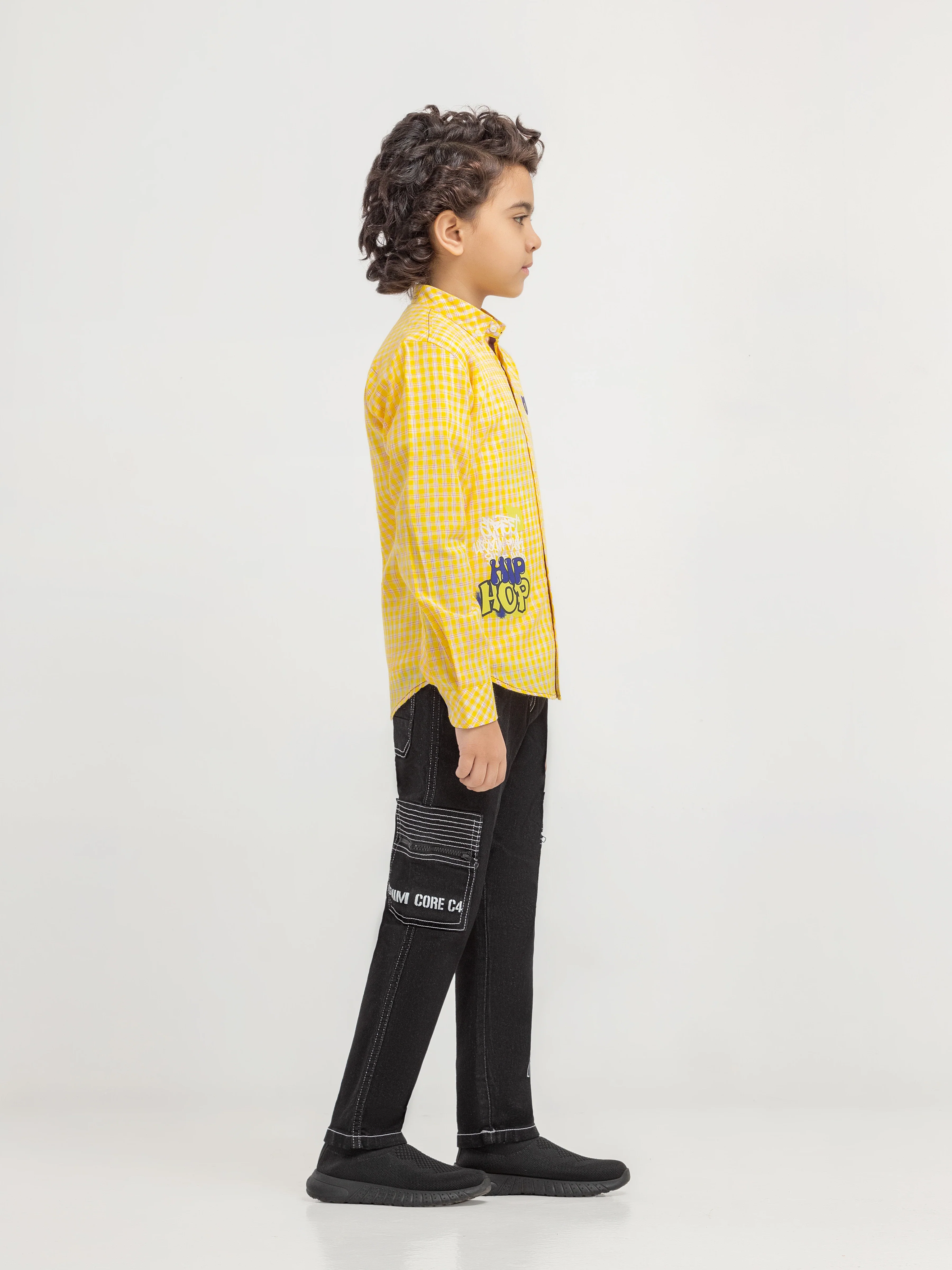 Boy's Yellow Shirt - EBTSF6-27694-2P - Image 5