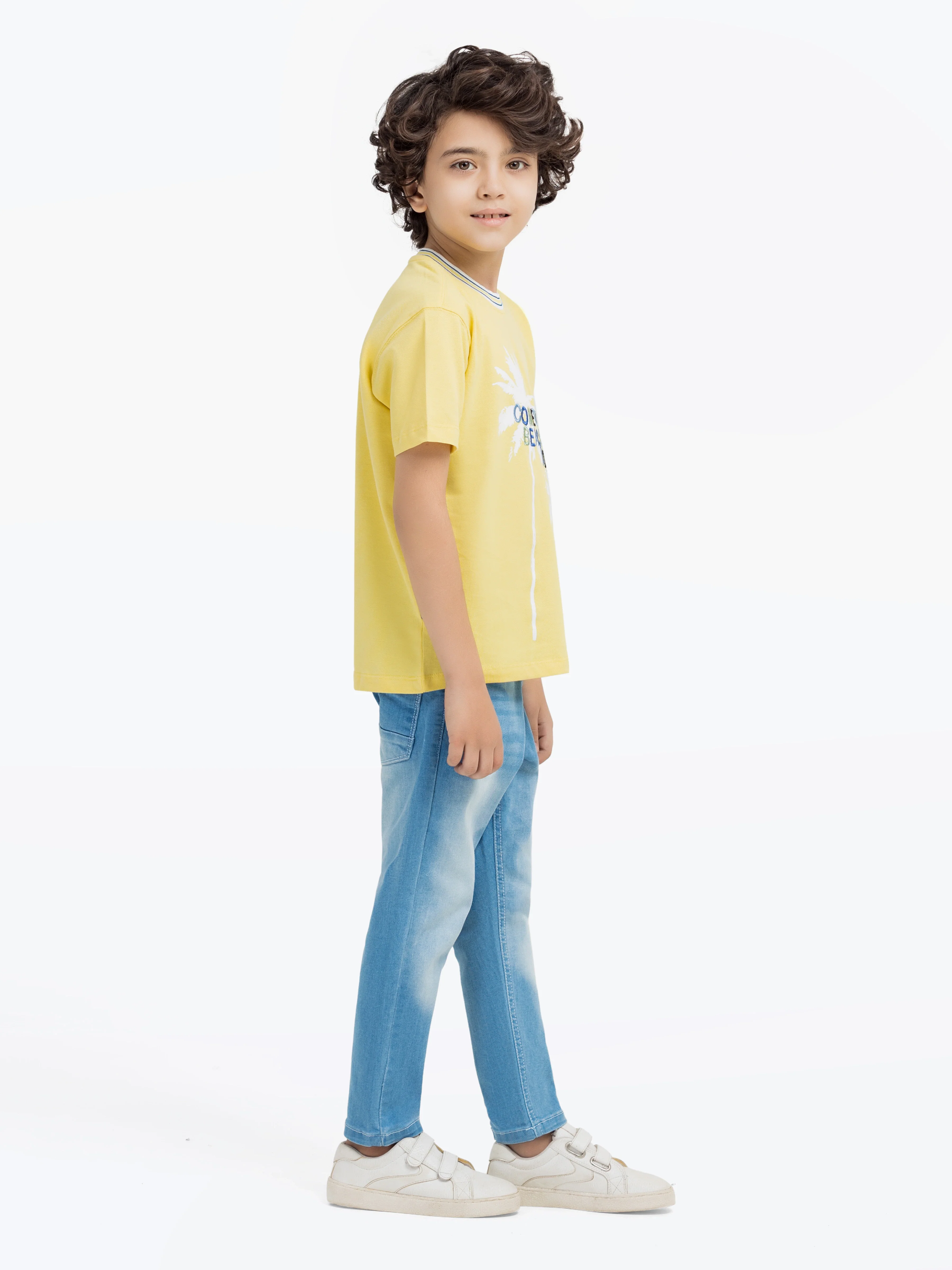 Boy's Yellow T-Shirt - EBTTS24-042 - Image 4