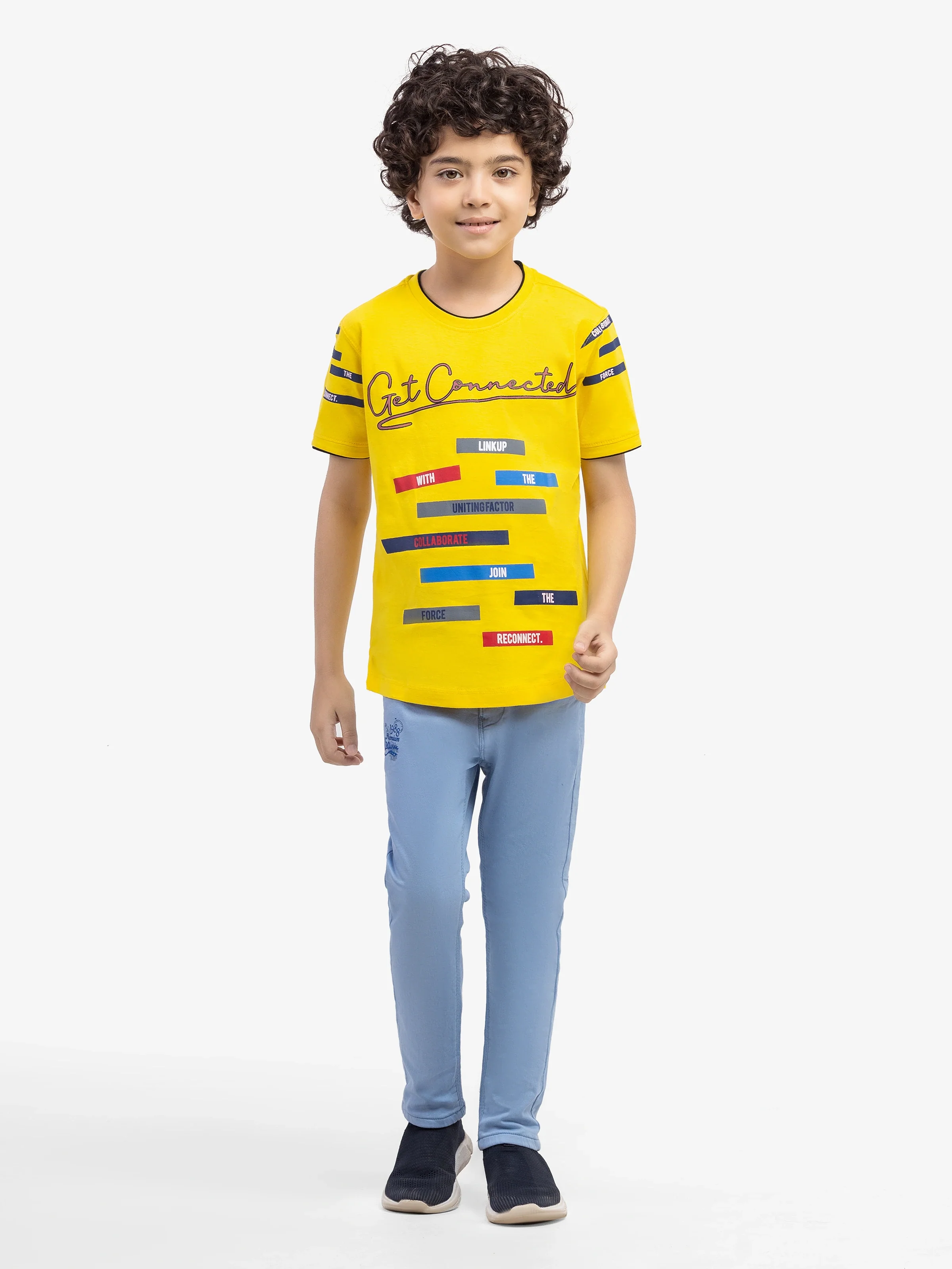 Boy's Yellow T-Shirt - EBTTS5-013 - Image 2