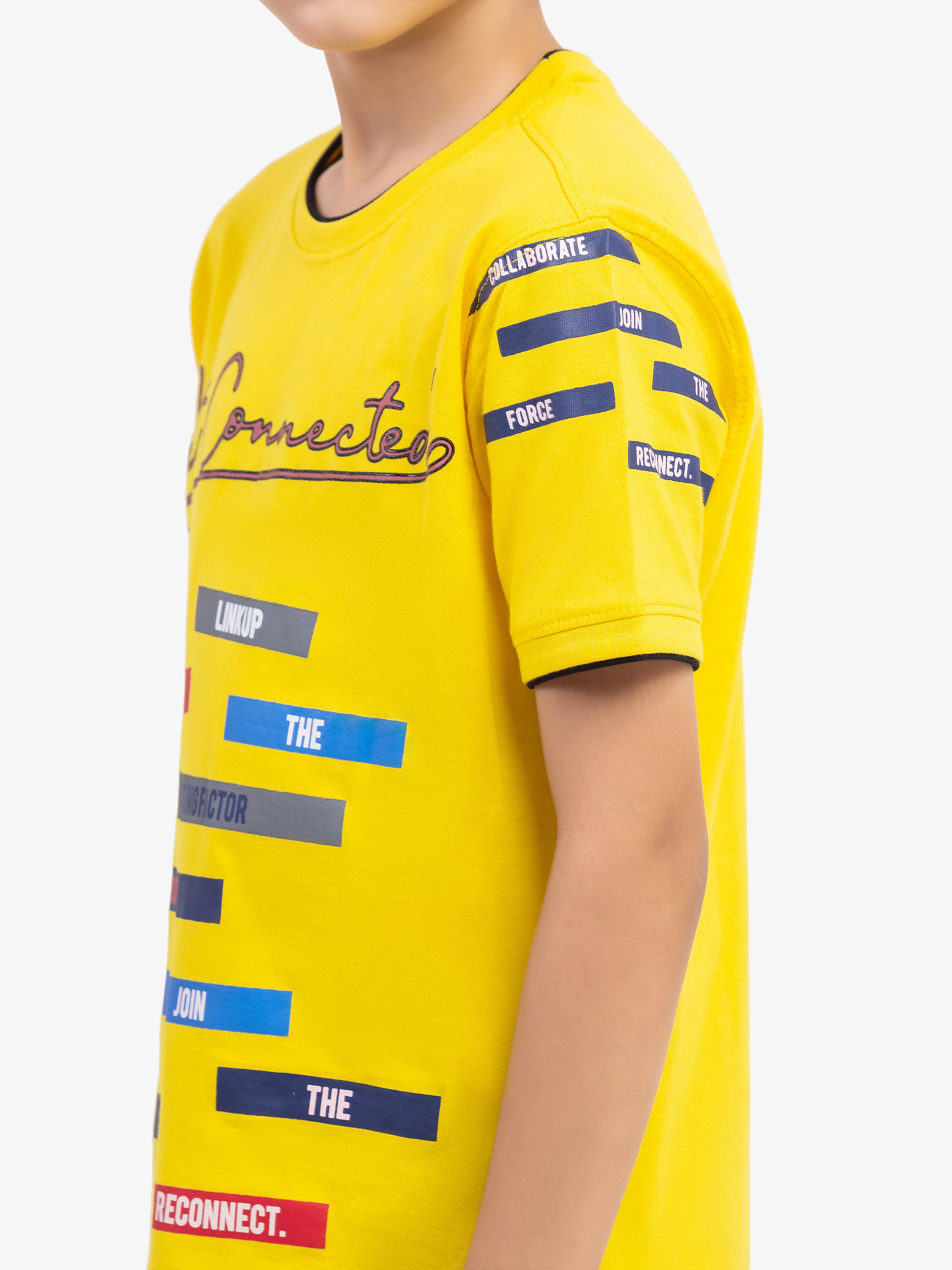Boy's Yellow T-Shirt - EBTTS5-013 - Image 4