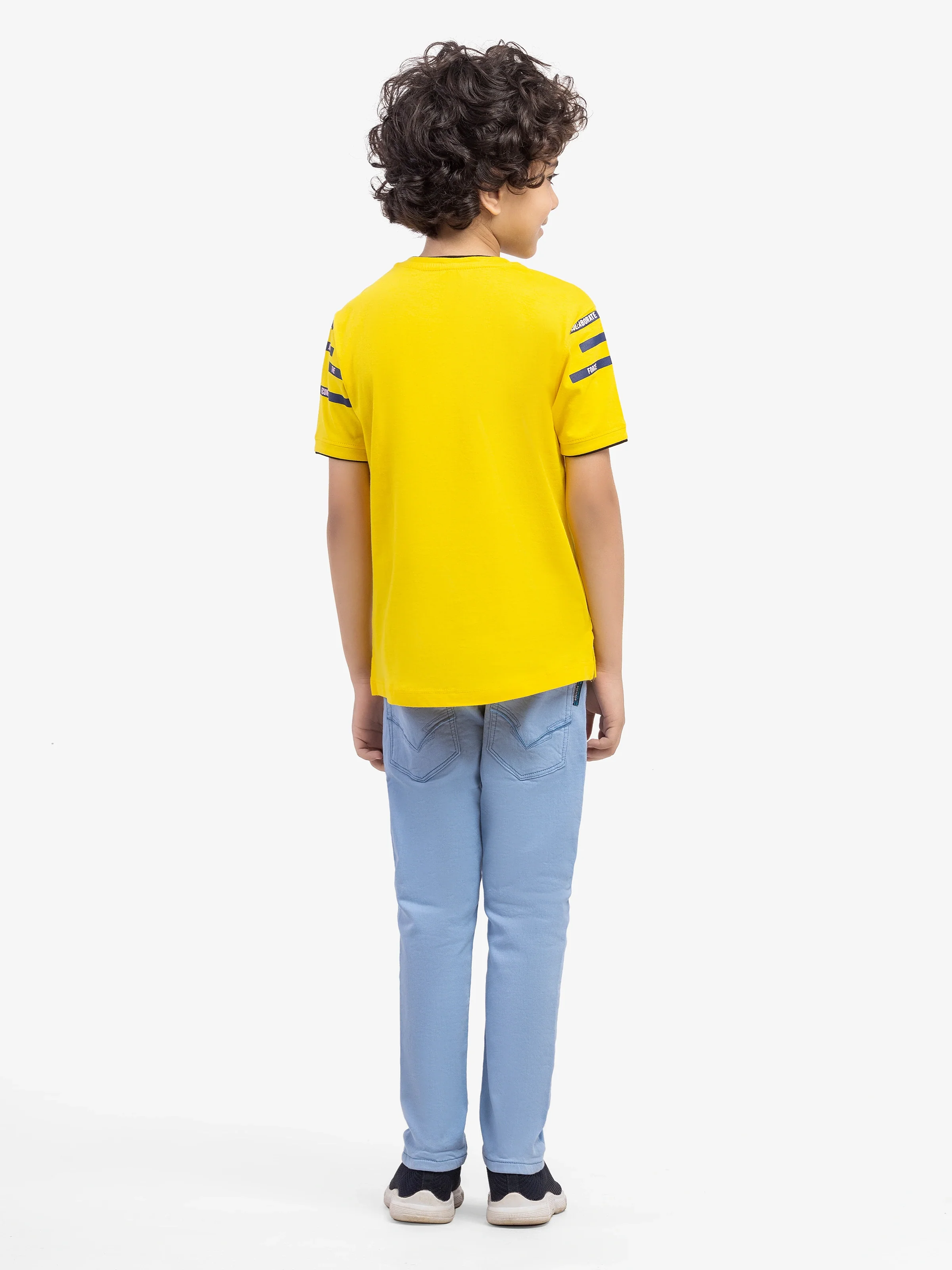 Boy's Yellow T-Shirt - EBTTS5-013 - Image 5
