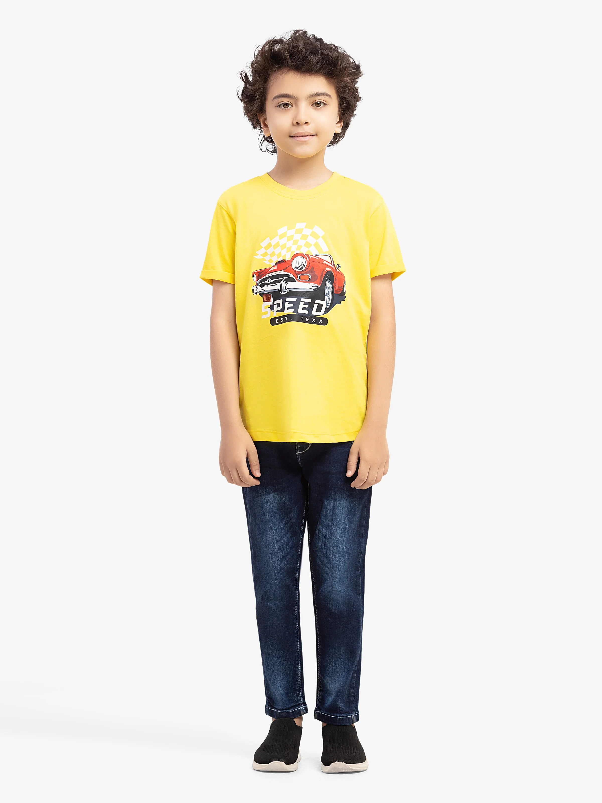 Boy's Yellow T-Shirt - EBTTS5-039 - Image 2