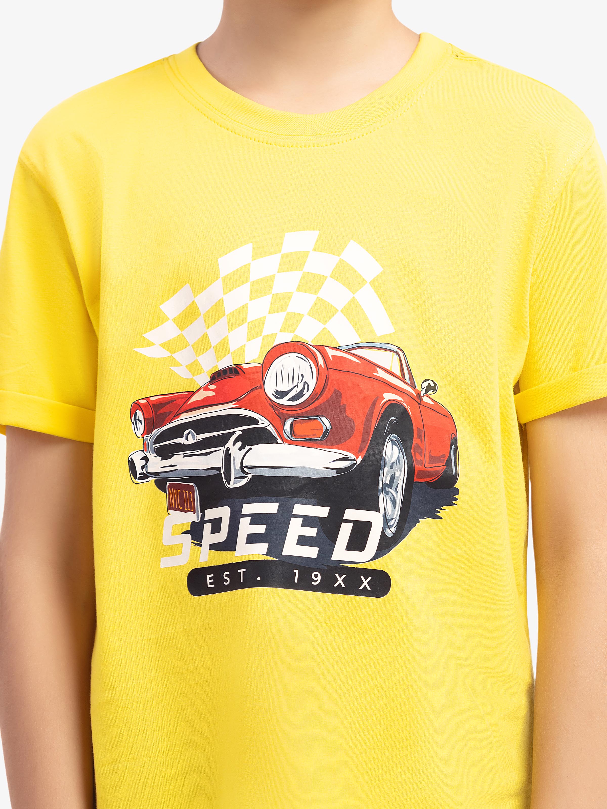 Boy's Yellow T-Shirt - EBTTS5-039 - Image 3