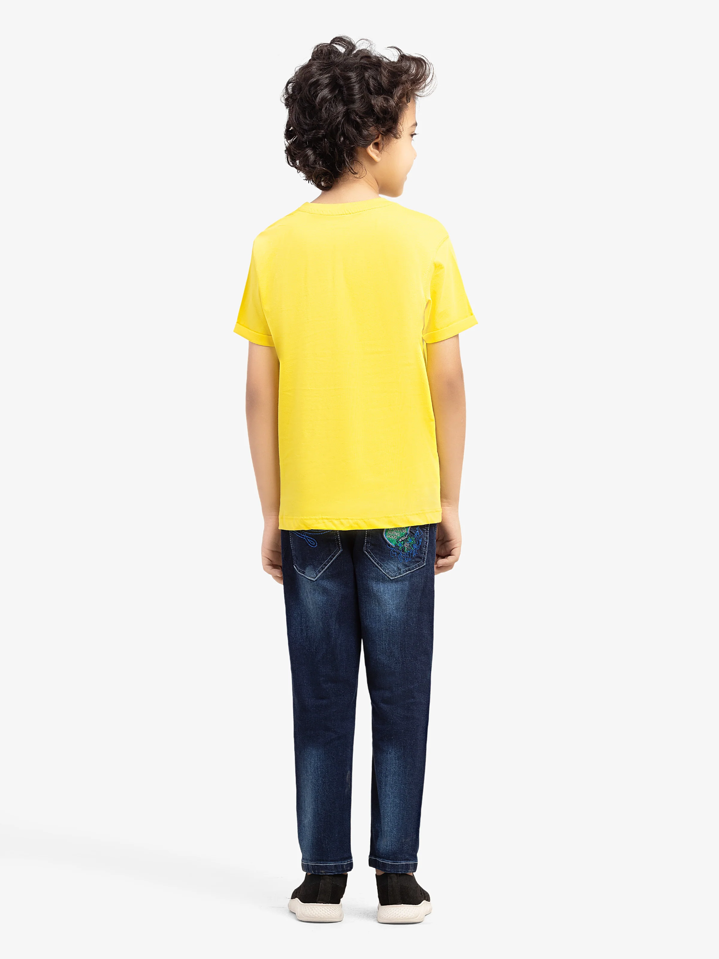 Boy's Yellow T-Shirt - EBTTS5-039 - Image 5