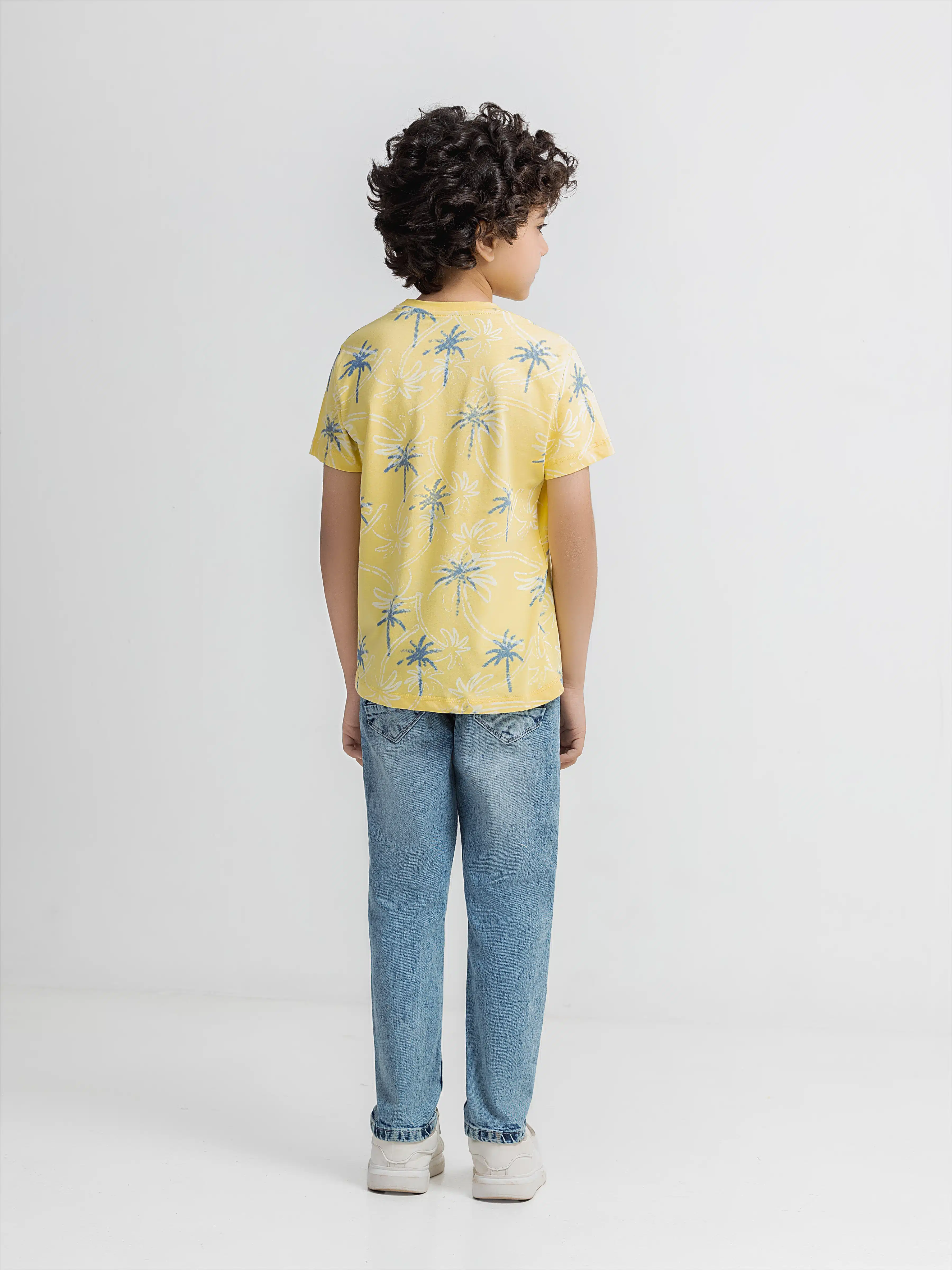 Boy's Yellow T-Shirt - EBTTS6-023 - Image 5