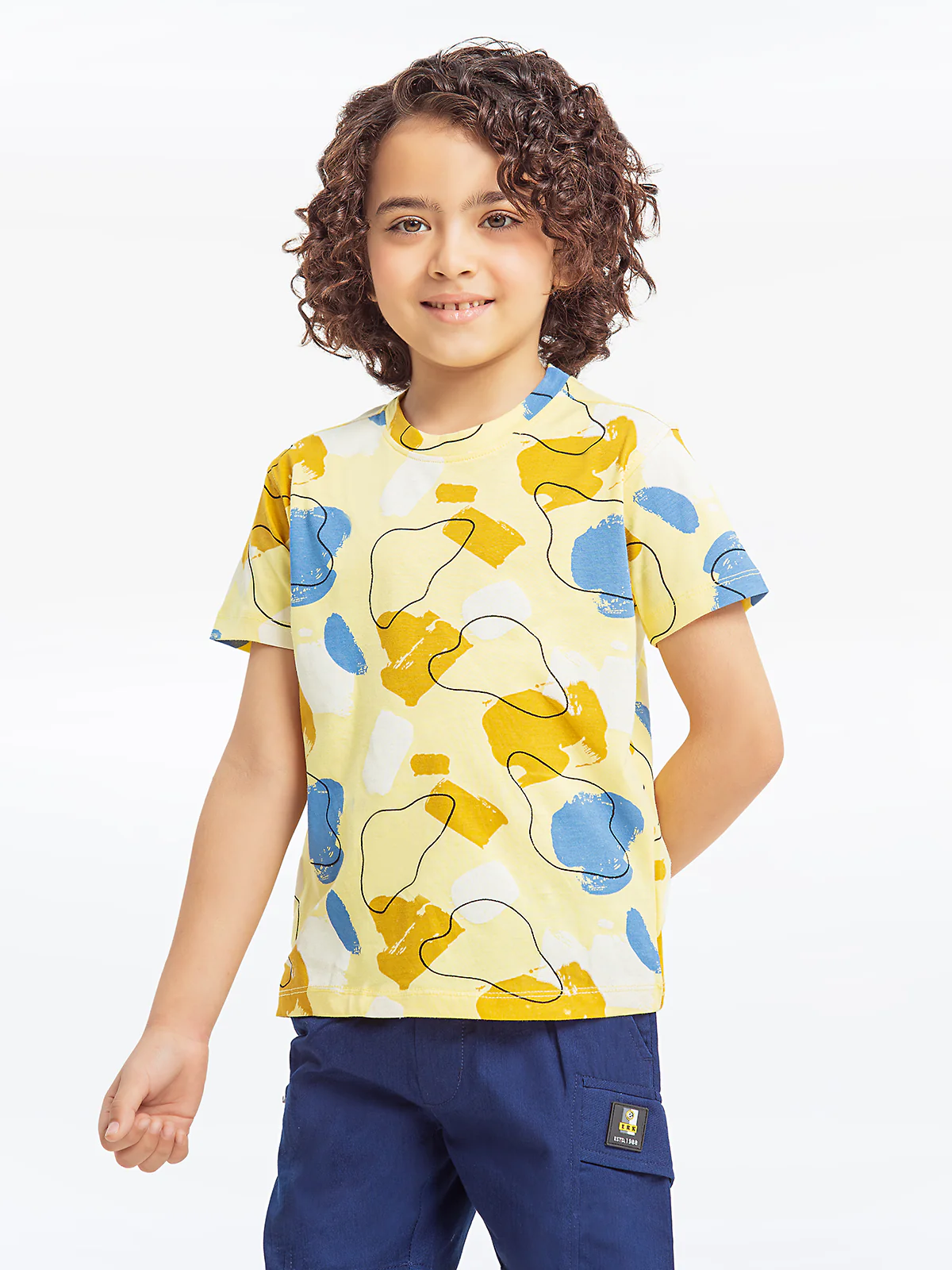 Boy's Yellow T-Shirt - EBTTS23-057 - Image 2
