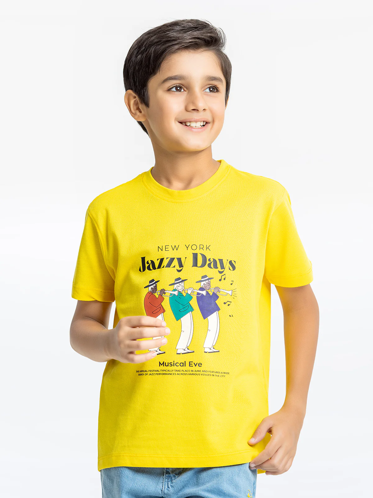 Boy's Yellow T-Shirt - EBTTS24-061 - Image 2