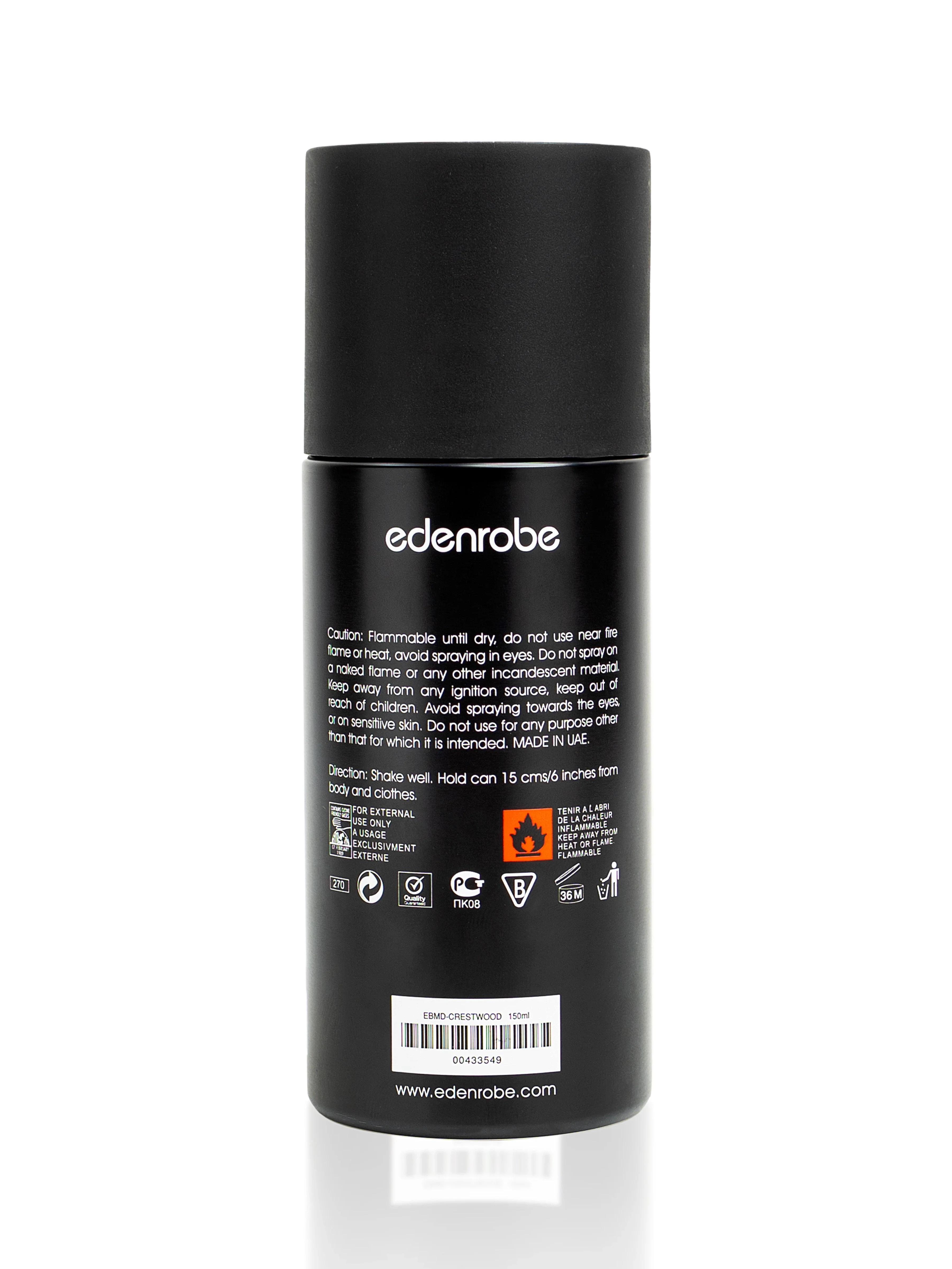 Crest Wood Men's Deodorant 150ML - EBMD-CRESTWOOD - Image 3