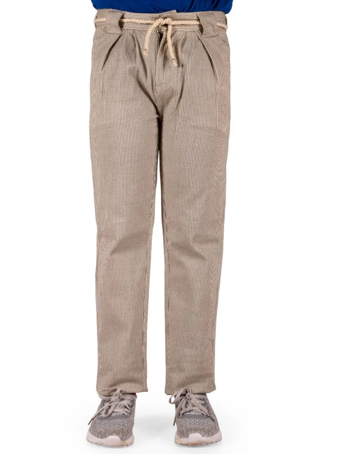 Boy's Cream Chino Pant - EBBCP19-006 - Image 2
