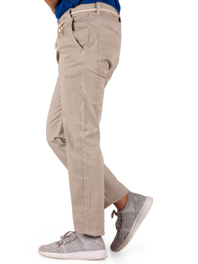 Boy's Cream Chino Pant - EBBCP19-006 - Image 3