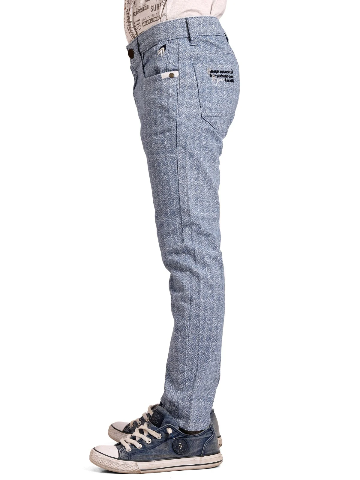 Boy's Blue Chino Pant - EBBCP19-007 - Image 2