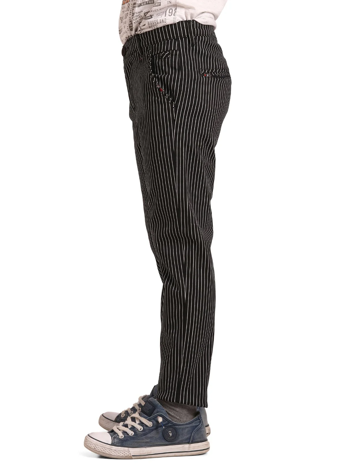 Boy's Black Chino Pant - EBBCP19-010 - Image 2