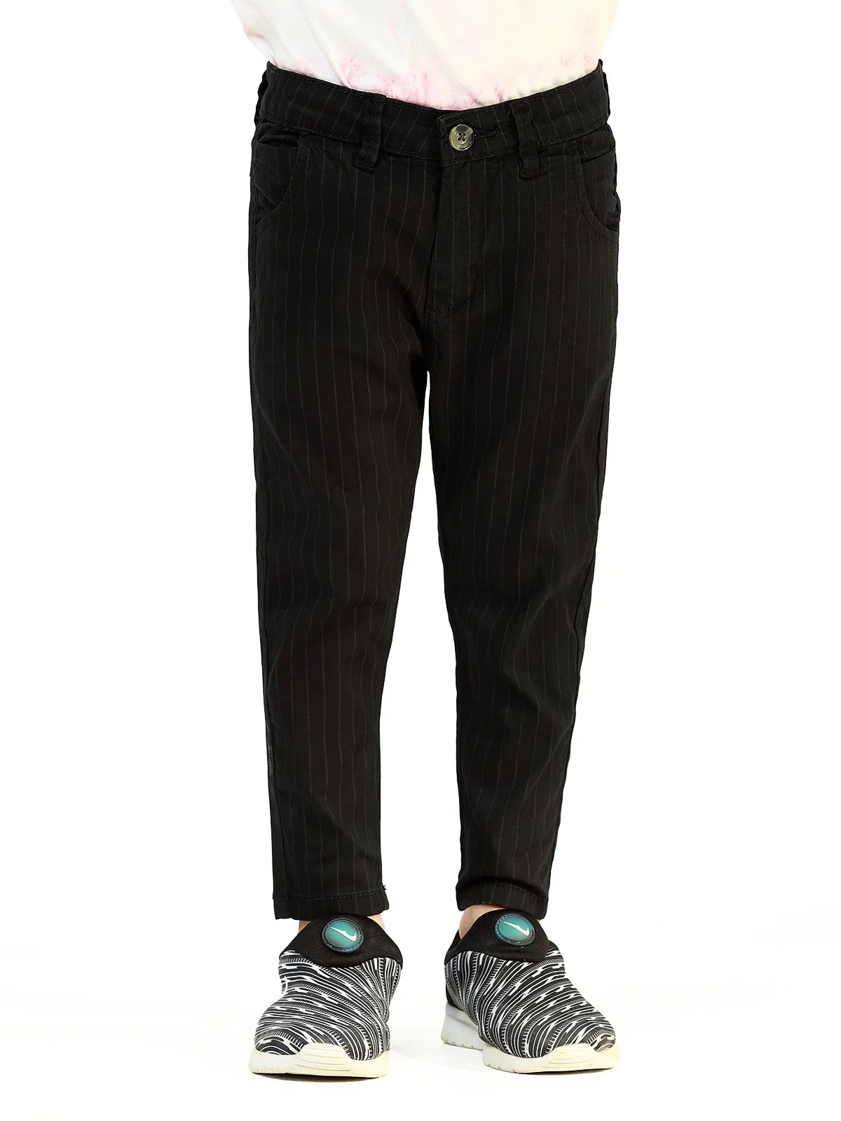 Boy's Black Chino Pant - EBBCP21-001 - Image 2