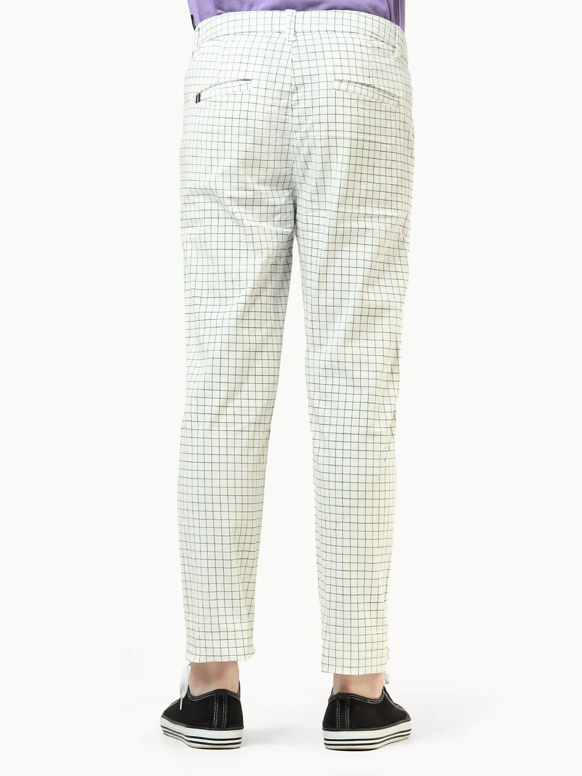 Boy's White Chino Pant - EBBCP21-006 - Image 3