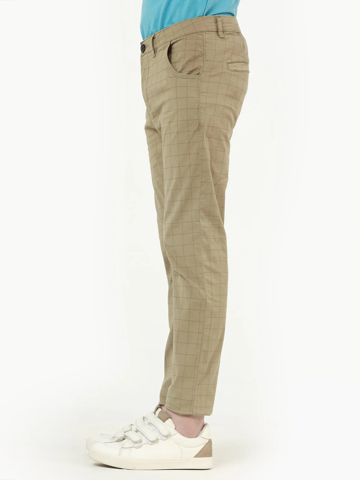 Boy's Khaki Chino Pant - EBBCP21-007 - Image 2