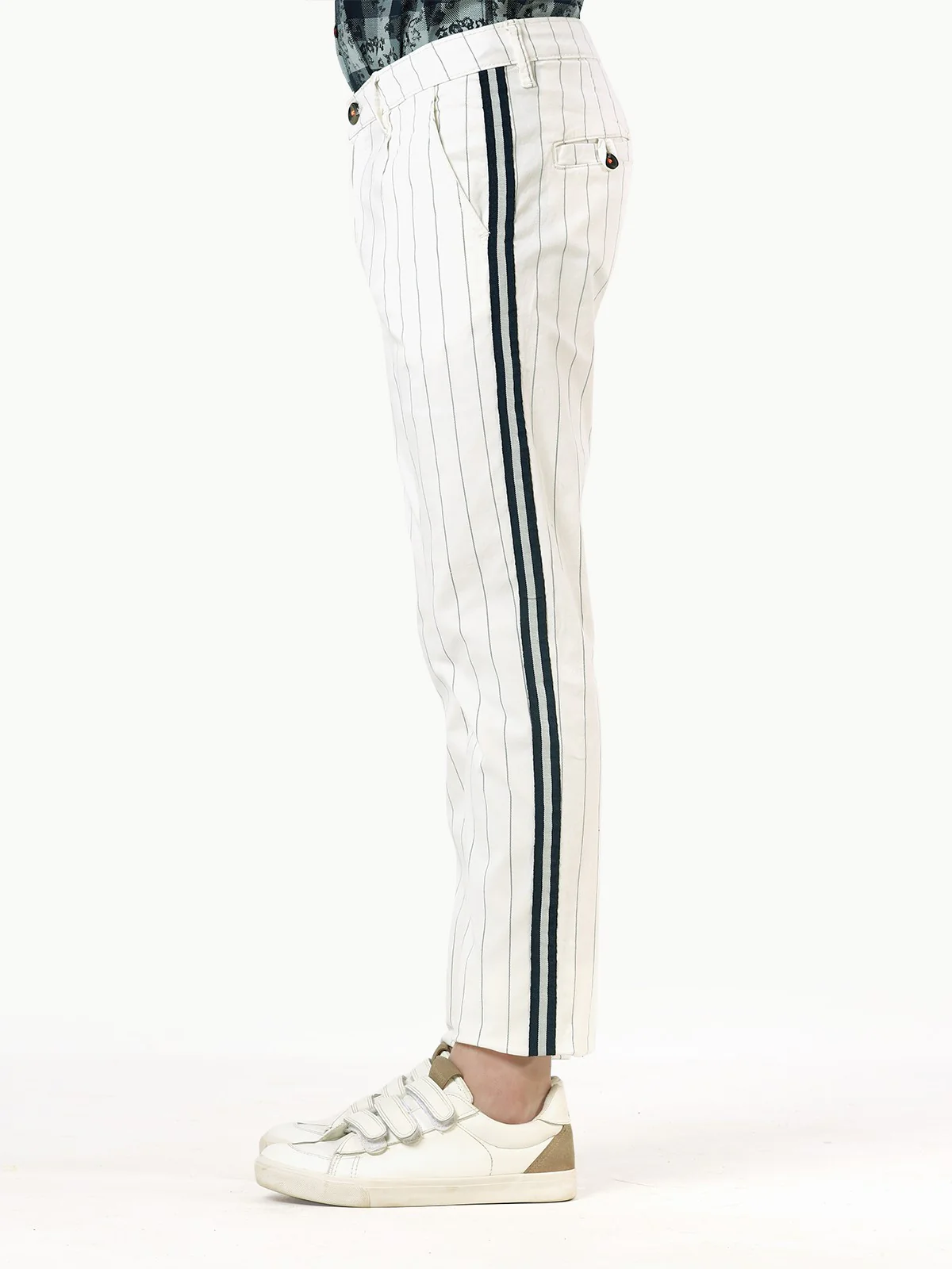 Boy's White Chino Pant - EBBCP21-012 - Image 2