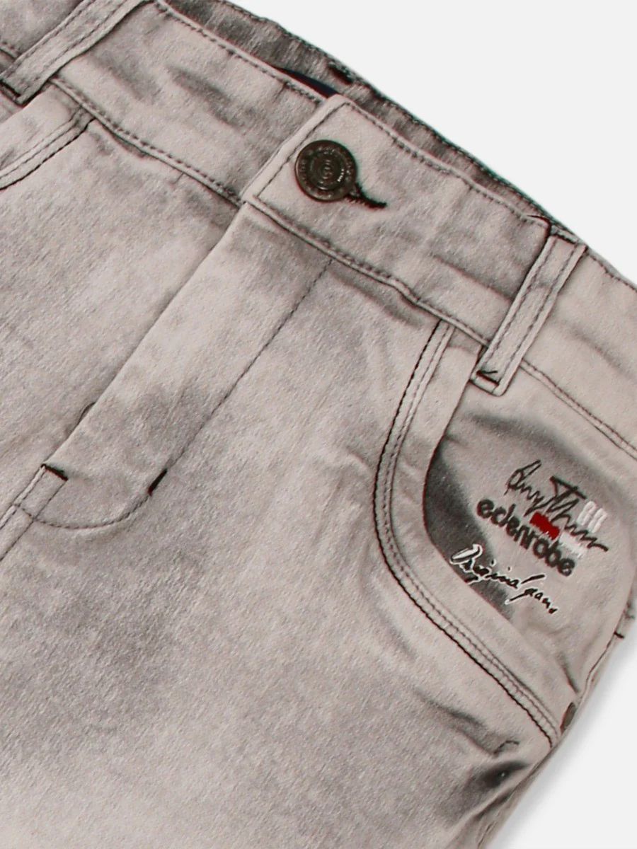 Boy's Grey Denim Pant - EBBDP19-005 - Image 2