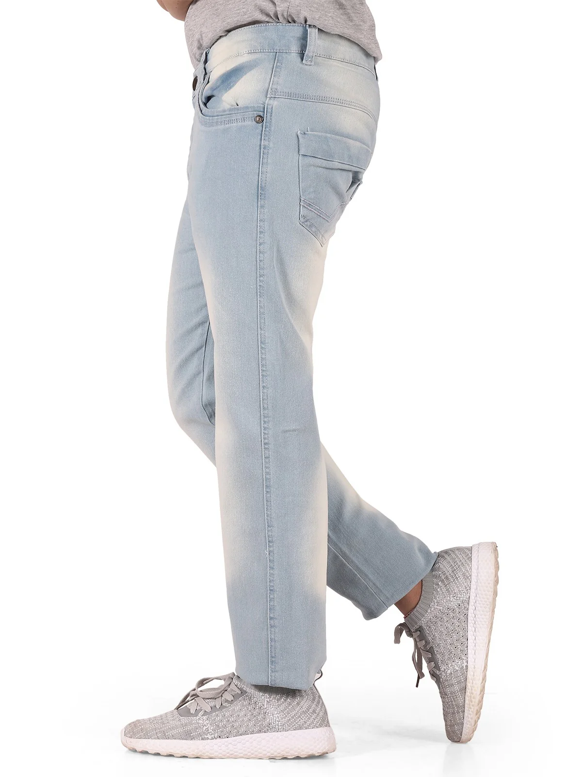 Boy's Light Blue Denim Pant - EBBDP19-006 - Image 2