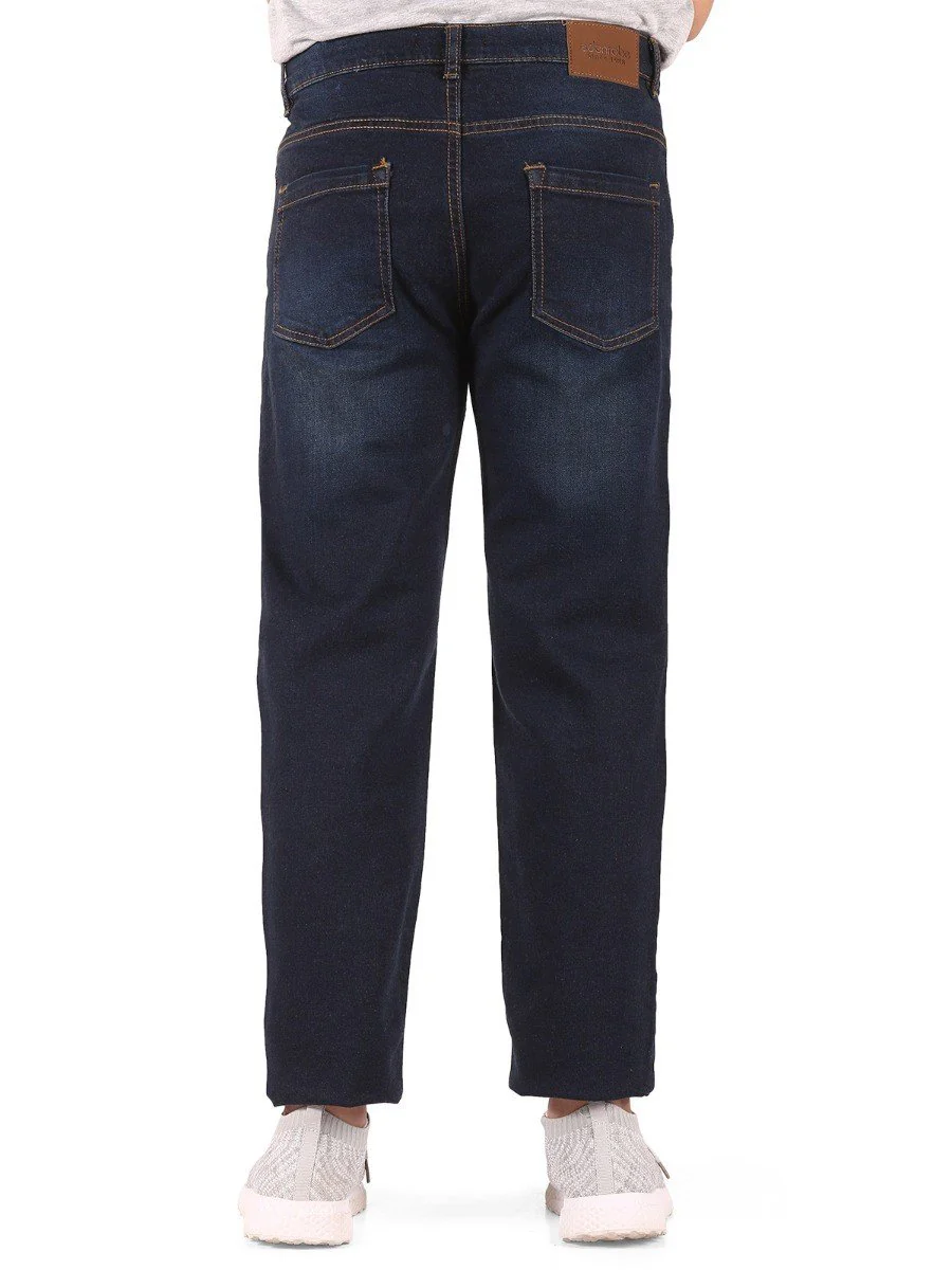 Boy's Navy Blue Denim Pant - EBBDP20-003 - Image 3