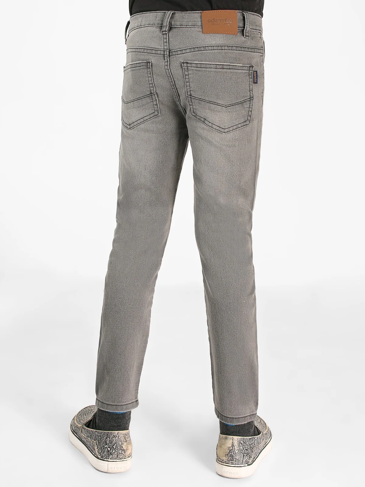 Boy's Grey Denim Pant - EBBDP20-006 - Image 2