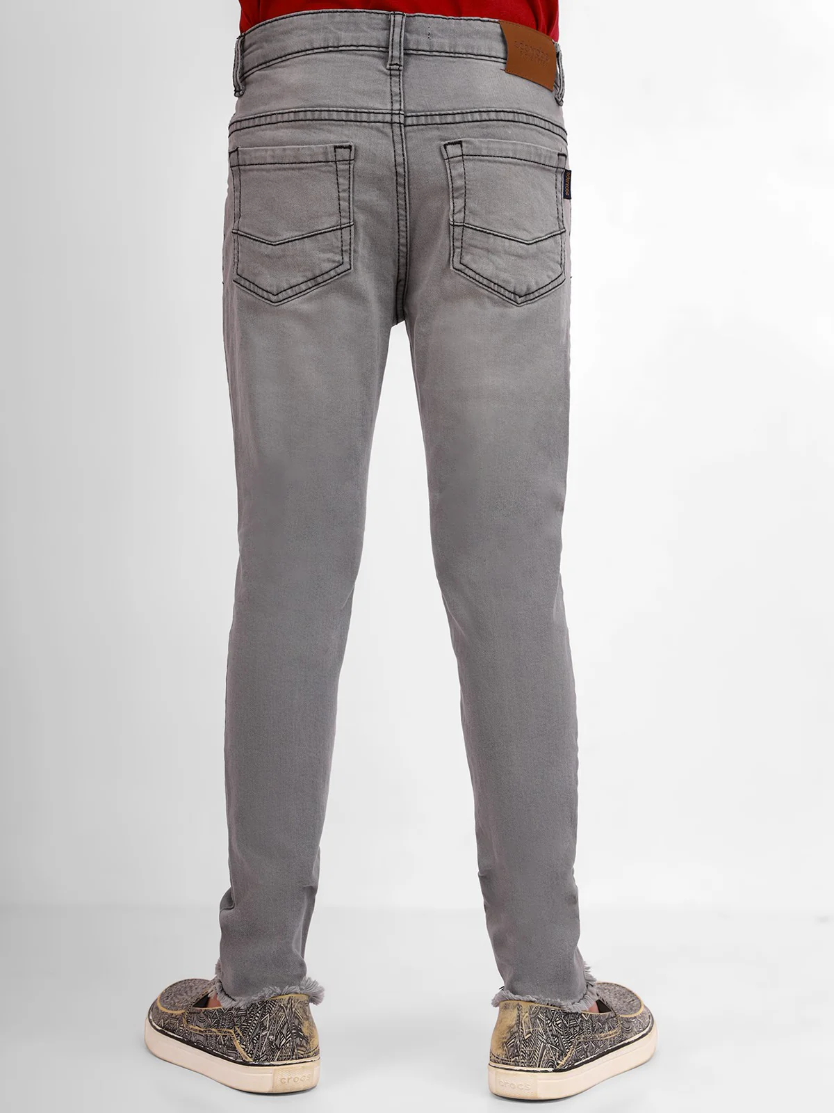 Boy's Grey Denim Pant - EBBDP20-015 - Image 2