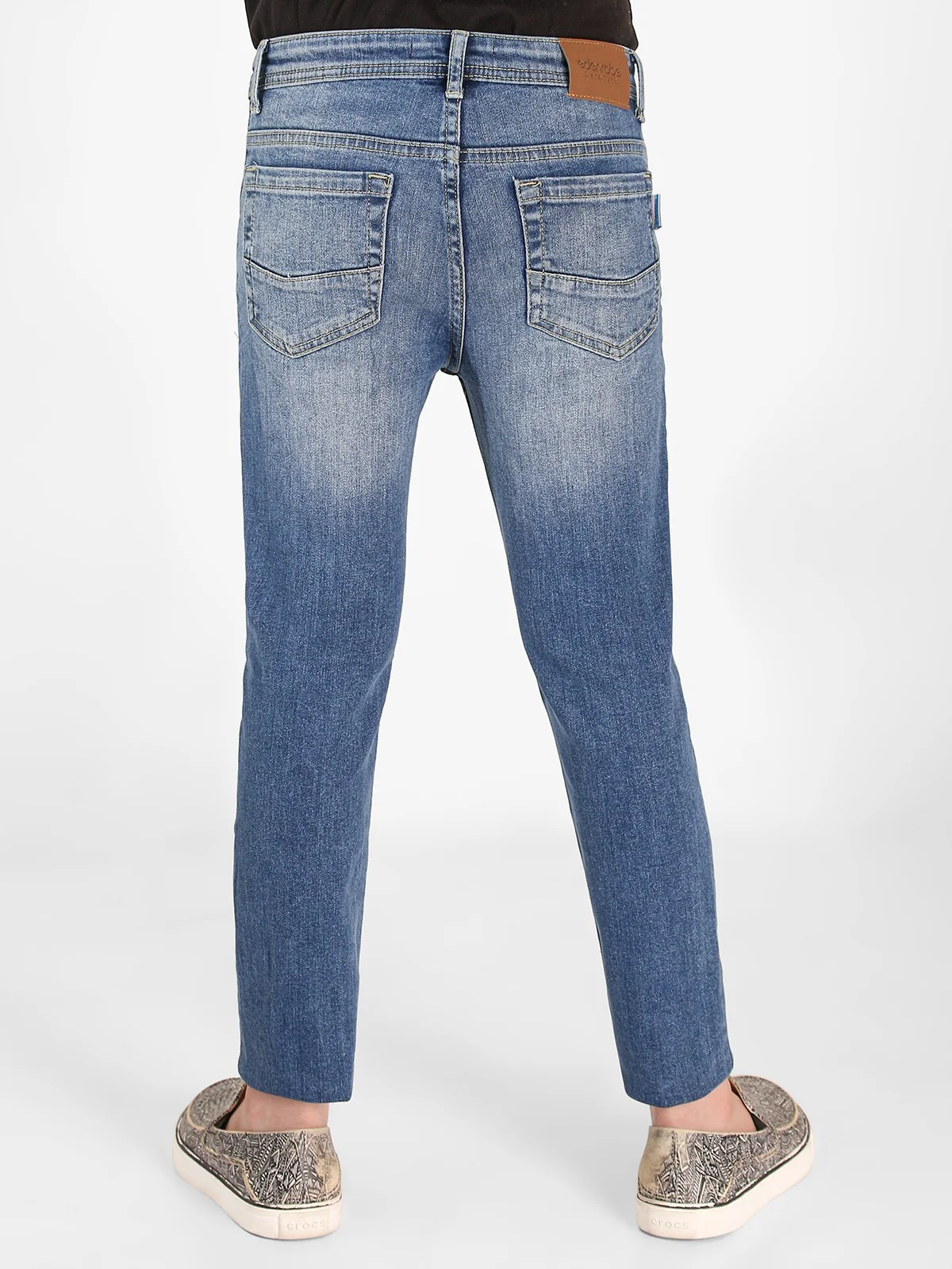 Boy's Denim Blue Denim Pant - EBBDP20-022 - Image 3