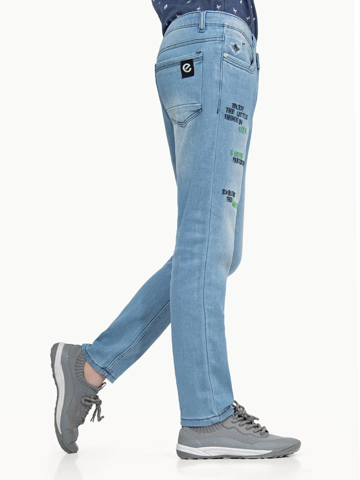 Boy's Light Blue Denim Pant - EBBDP21-013 - Image 3