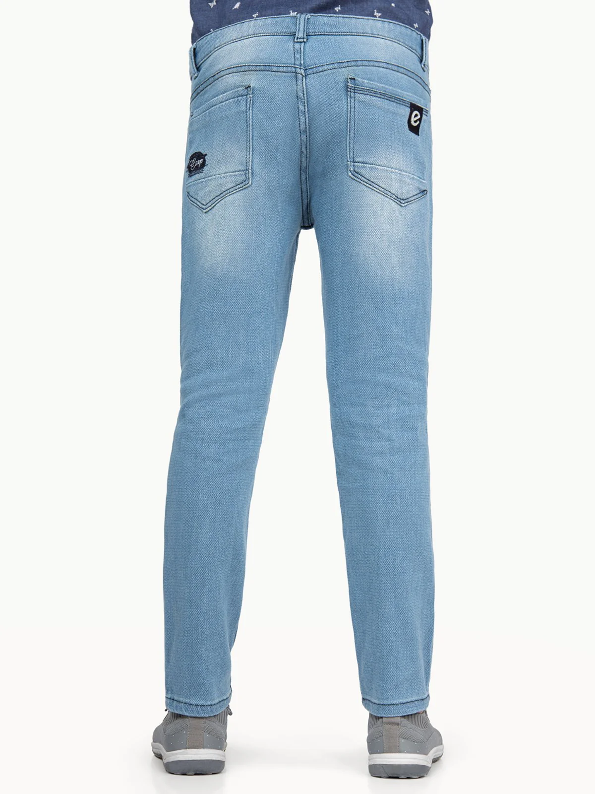 Boy's Light Blue Denim Pant - EBBDP21-013 - Image 4