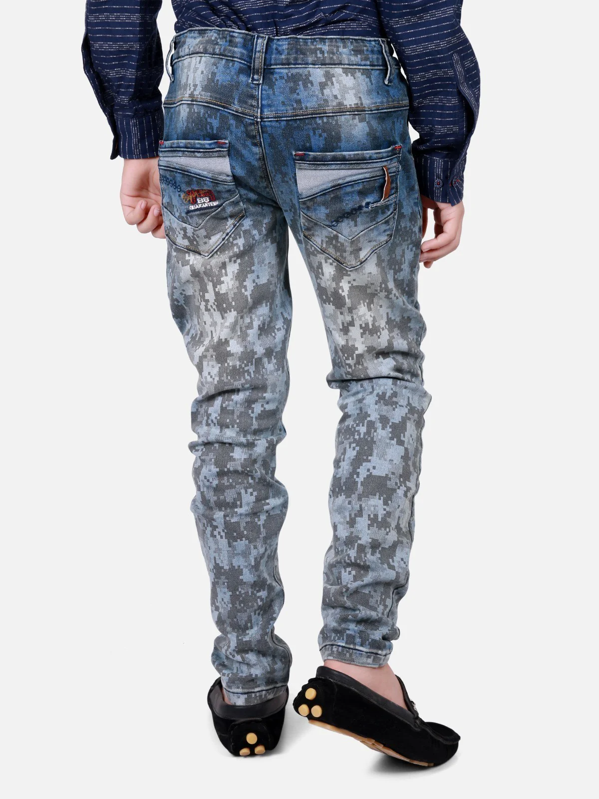 Boy's Blue Chino Pant - EBBP17-5709 - Image 2