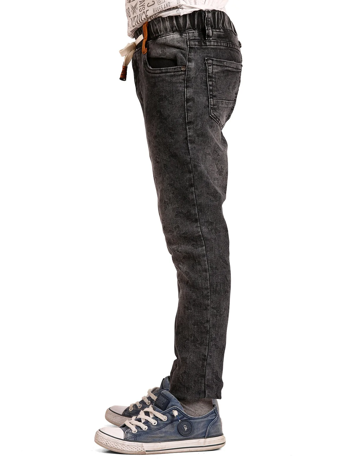 Boy's Charcoal Grey Chino Pant - EBBP19-5742 - Image 2