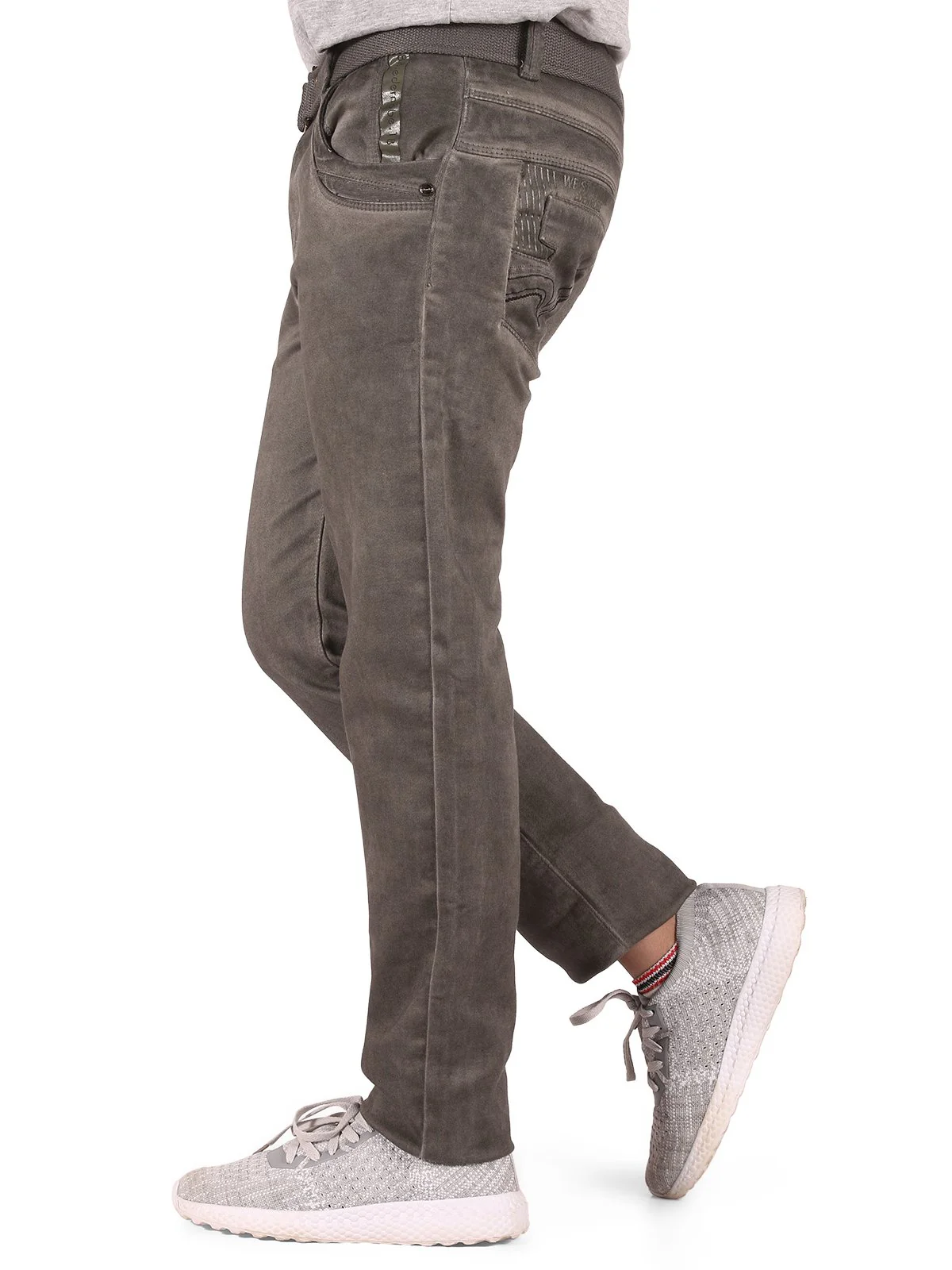 Boy's Grey Chino Pant - EBBP19-5745 - Image 2