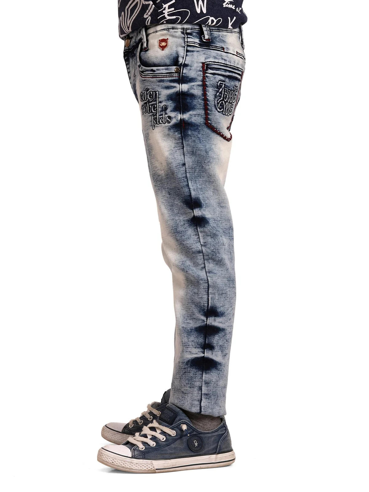 Boy's Light Blue Chino Pant - EBBP19-5761 - Image 2