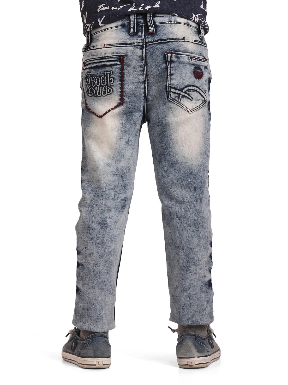 Boy's Light Blue Chino Pant - EBBP19-5761 - Image 3
