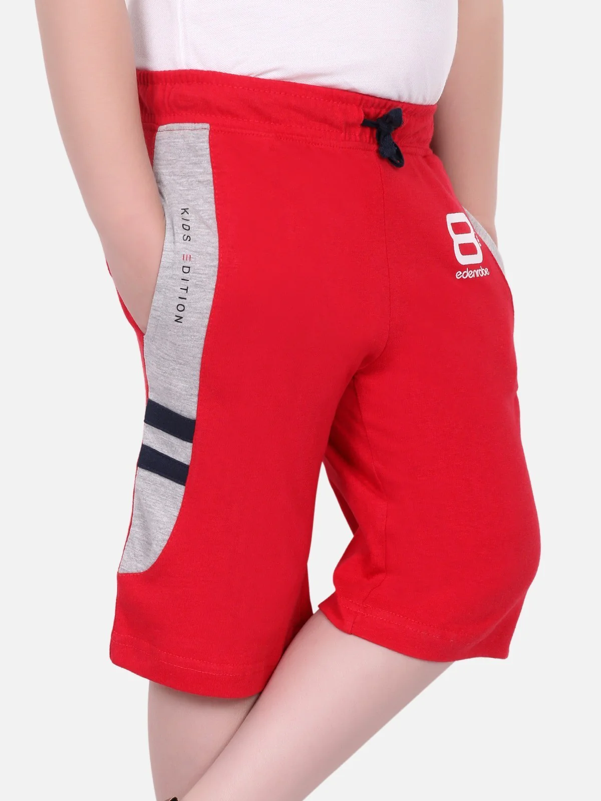 Boy's Red Shorts - EBBSK18-004 - Image 2