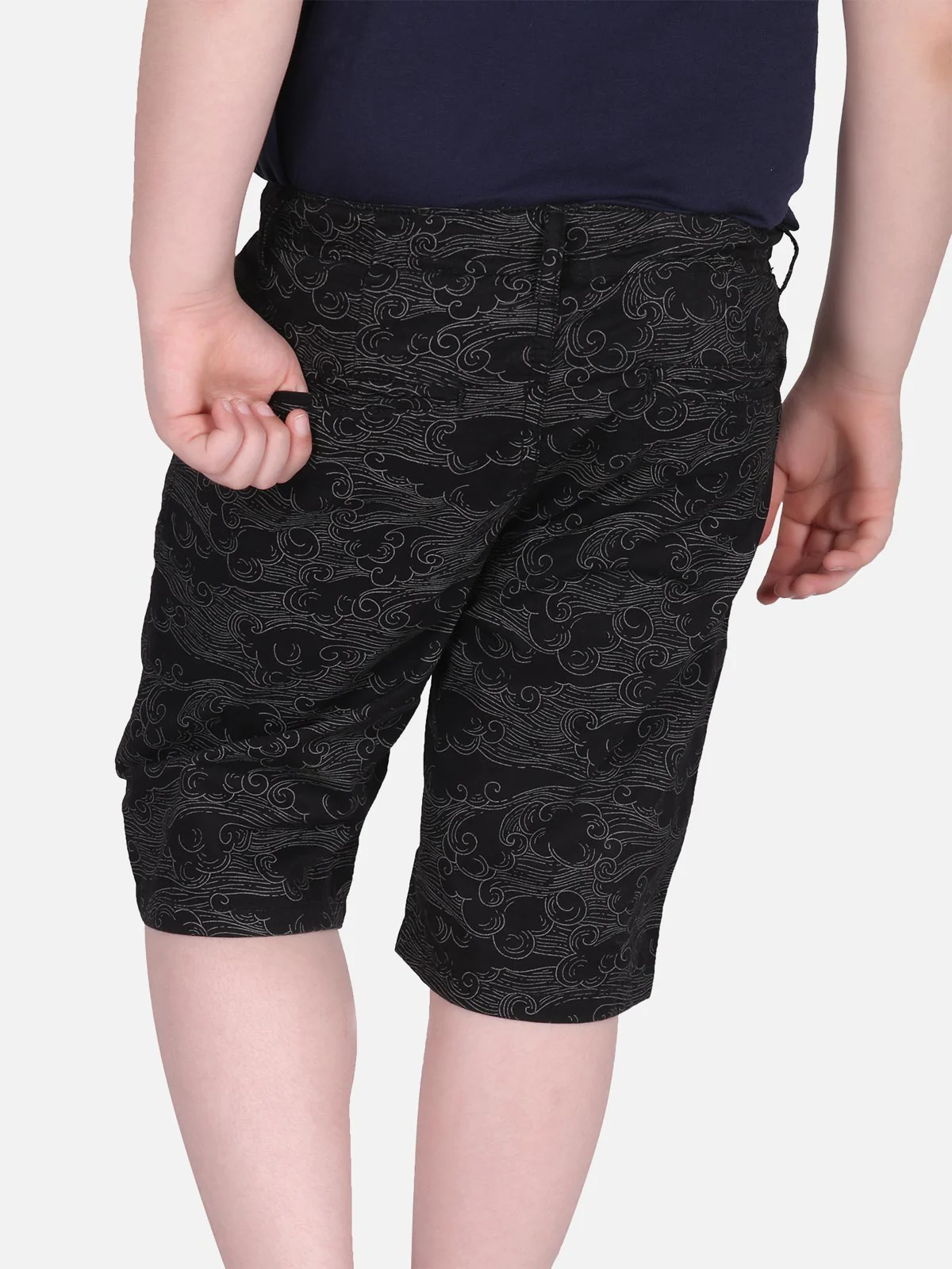 Boys Black Shorts - EBBSW18-015 - Image 2