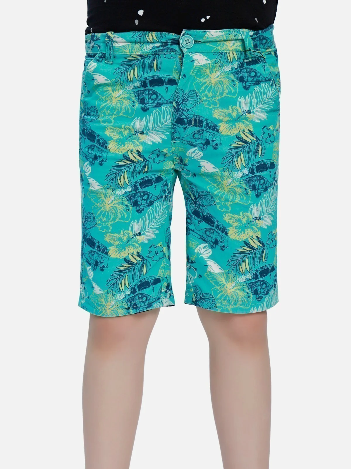 Boy's Sea Green Shorts - EBBSW20-004