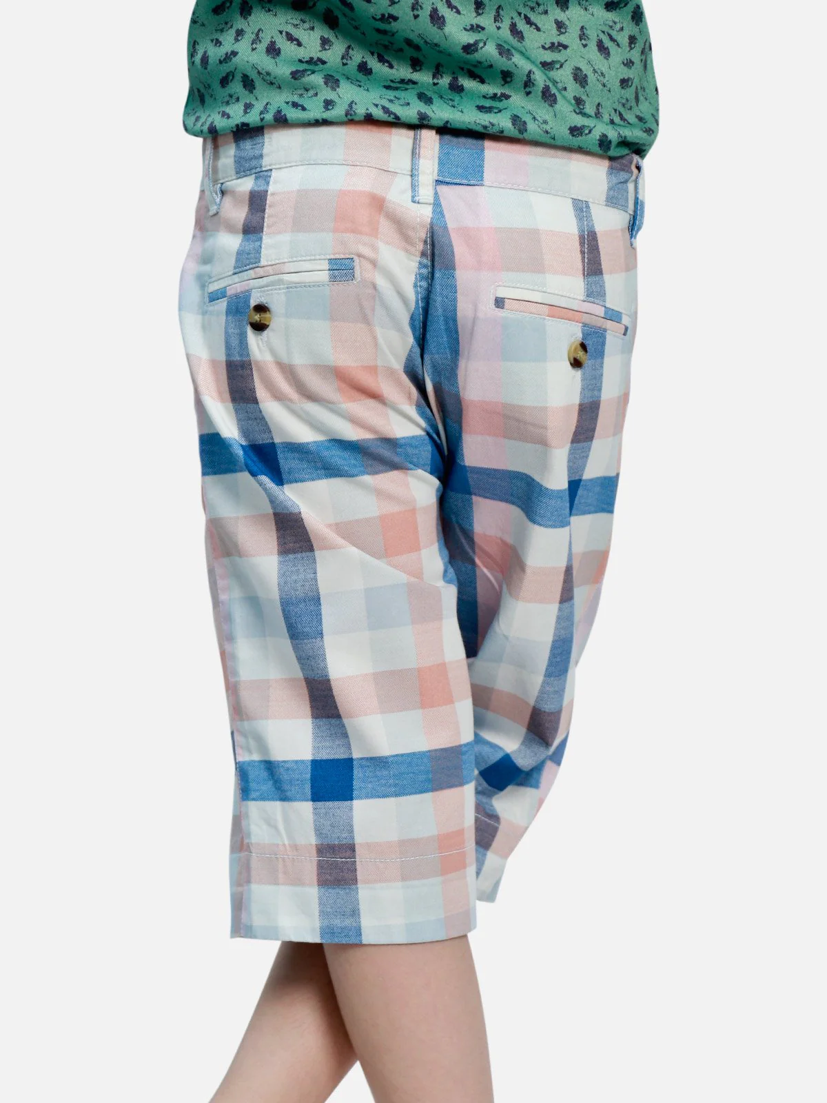 Boy's Multi Check Shorts - EBBSW20-006 - Image 2