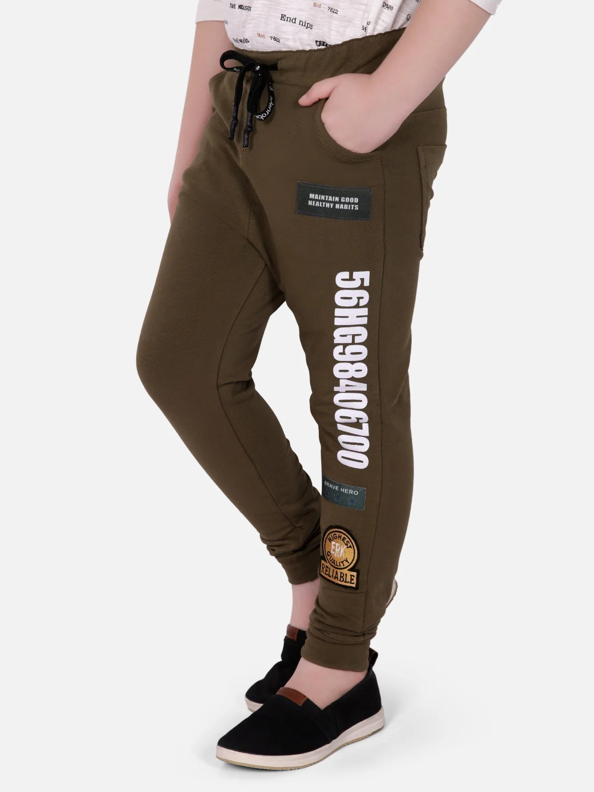 Boy's Olive Trouser - EBBT18-020 - Image 2
