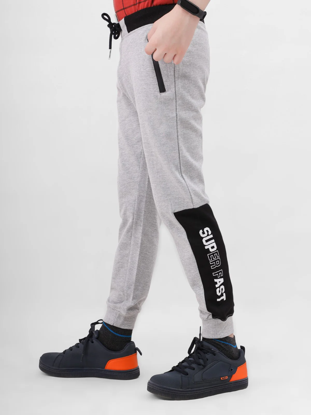 Boy's Heather Grey Trouser - EBBT21-001 - Image 2