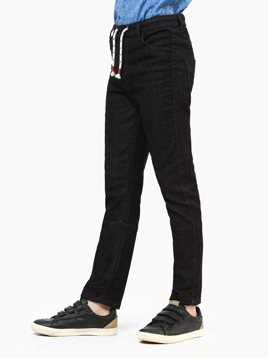 Boy's Black Trouser - EBBT22-013 - Image 2