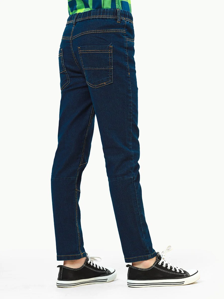 Boy's Denim Blue Trouser - EBBT22-014 - Image 3